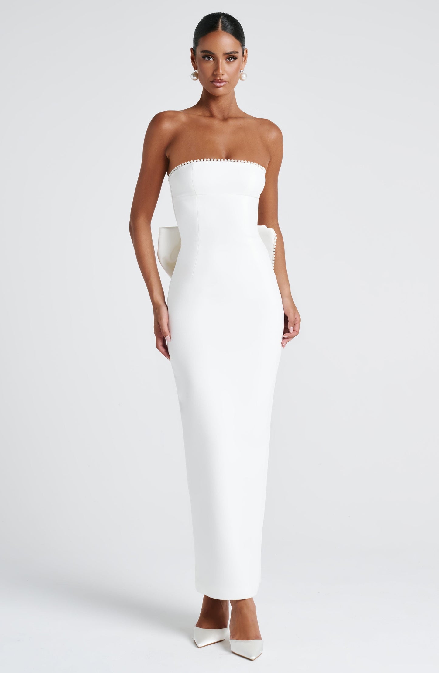 Abito Maxi Magnolia - Avorio