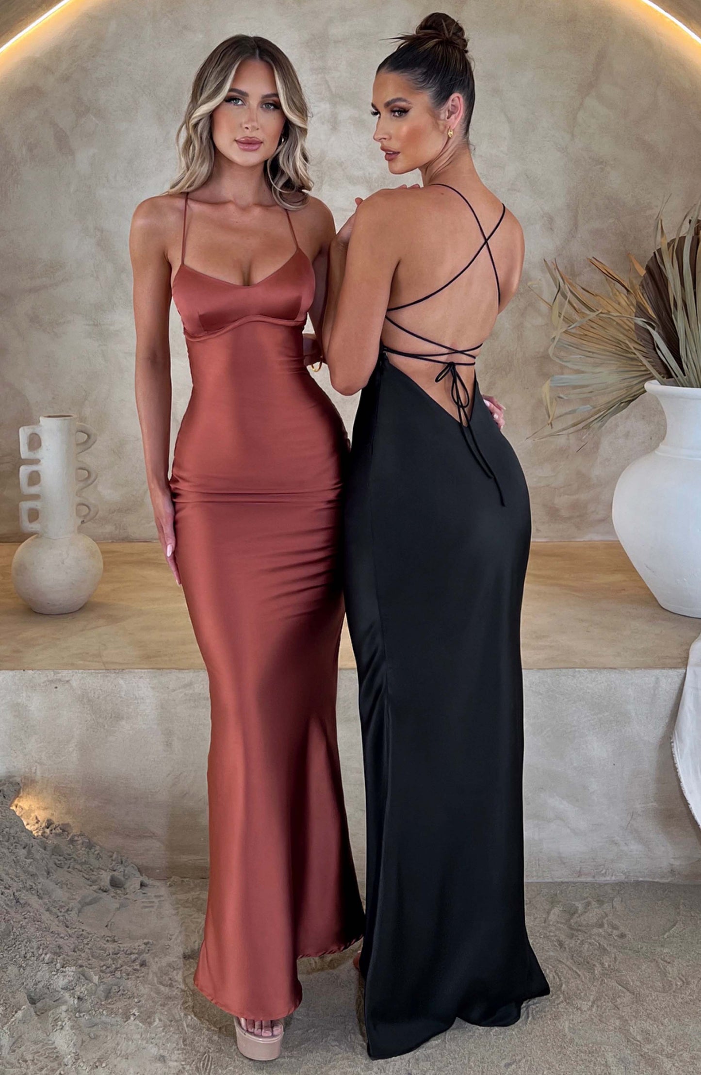 Abito Maxi Donna Nero