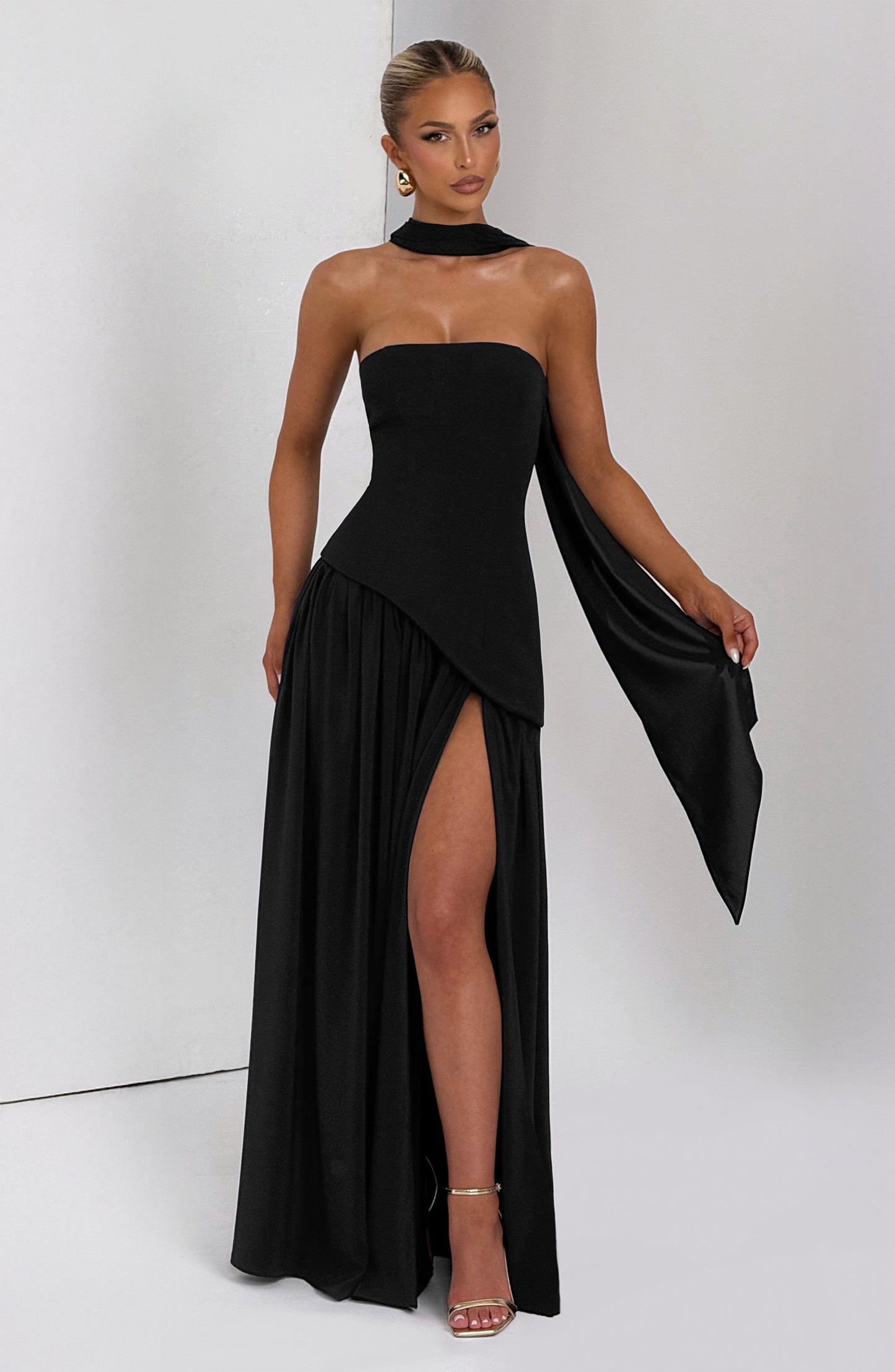 Abito Maxi Maliyah Nero