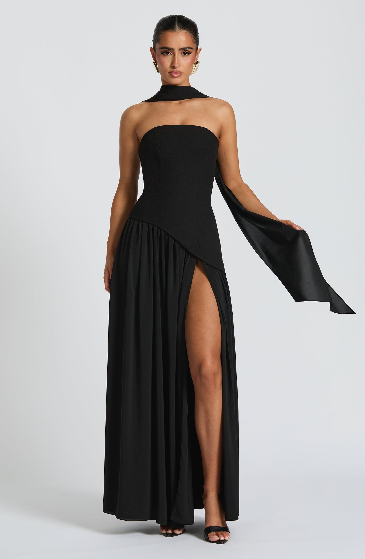Abito Maxi Maliyah Nero