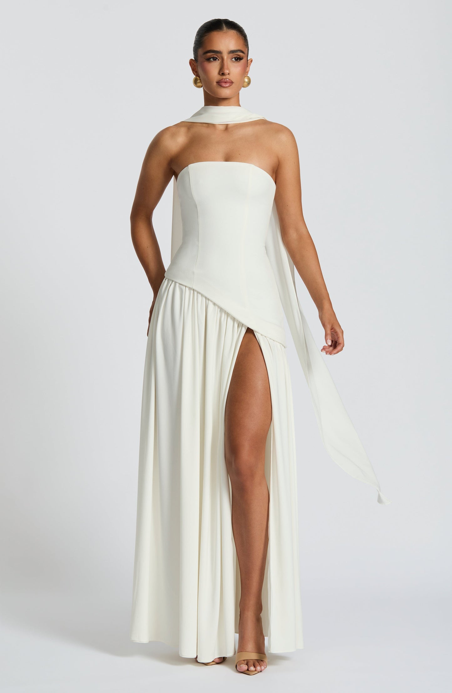 Abito Maxi da Sposa in Avorio