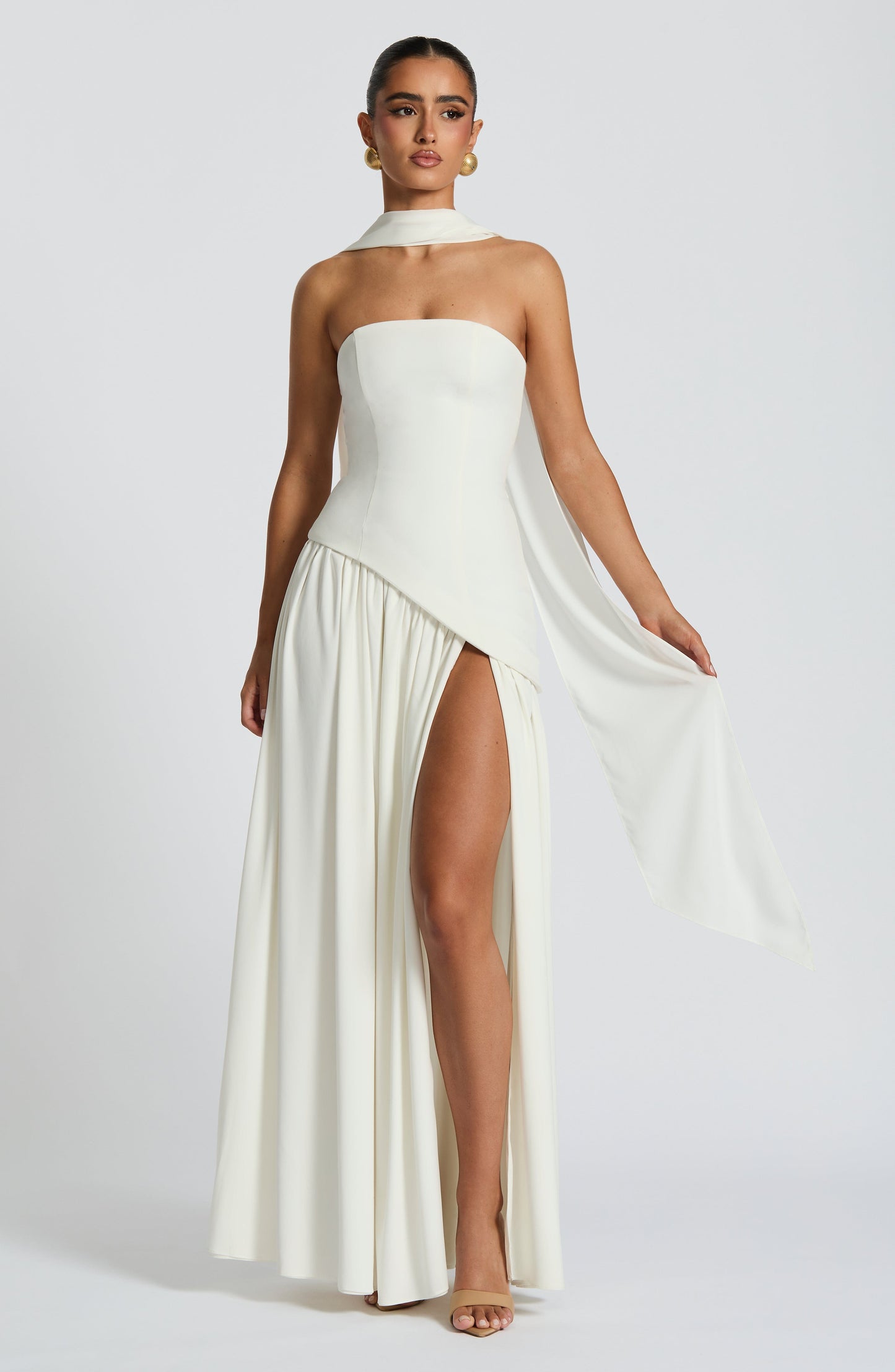 Abito Maxi da Sposa in Avorio