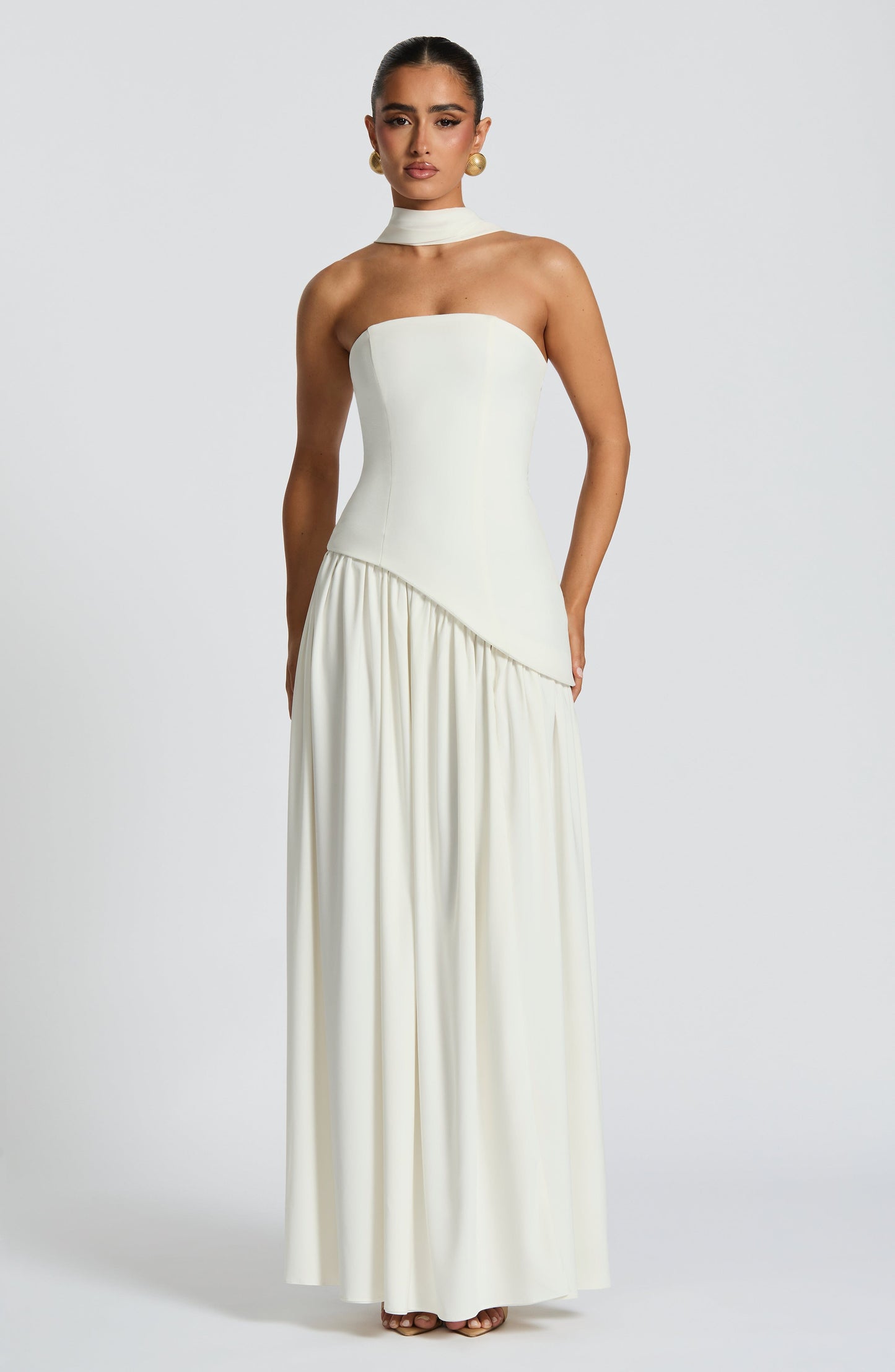 Abito Maxi da Sposa in Avorio