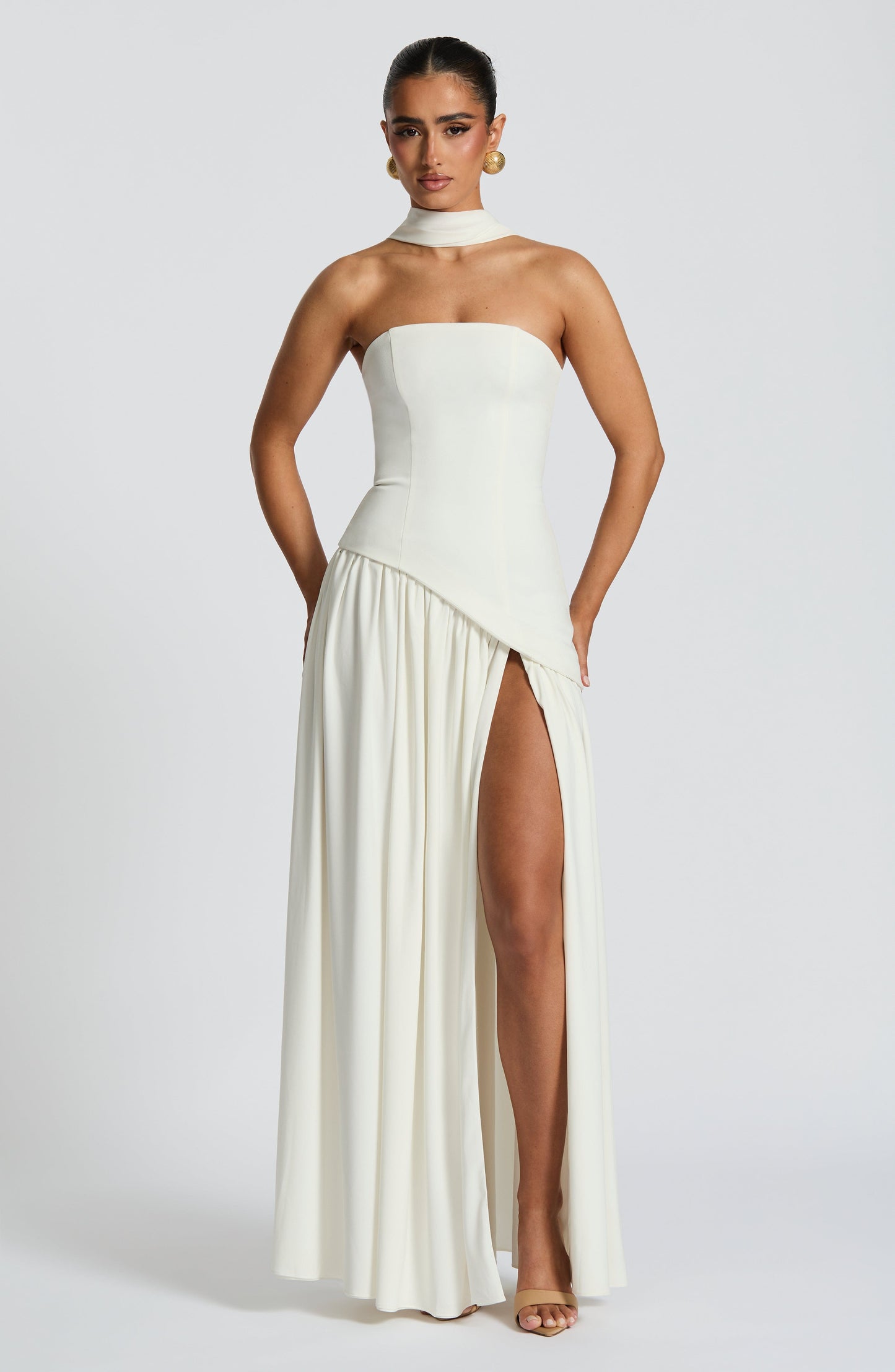 Abito Maxi da Sposa in Avorio