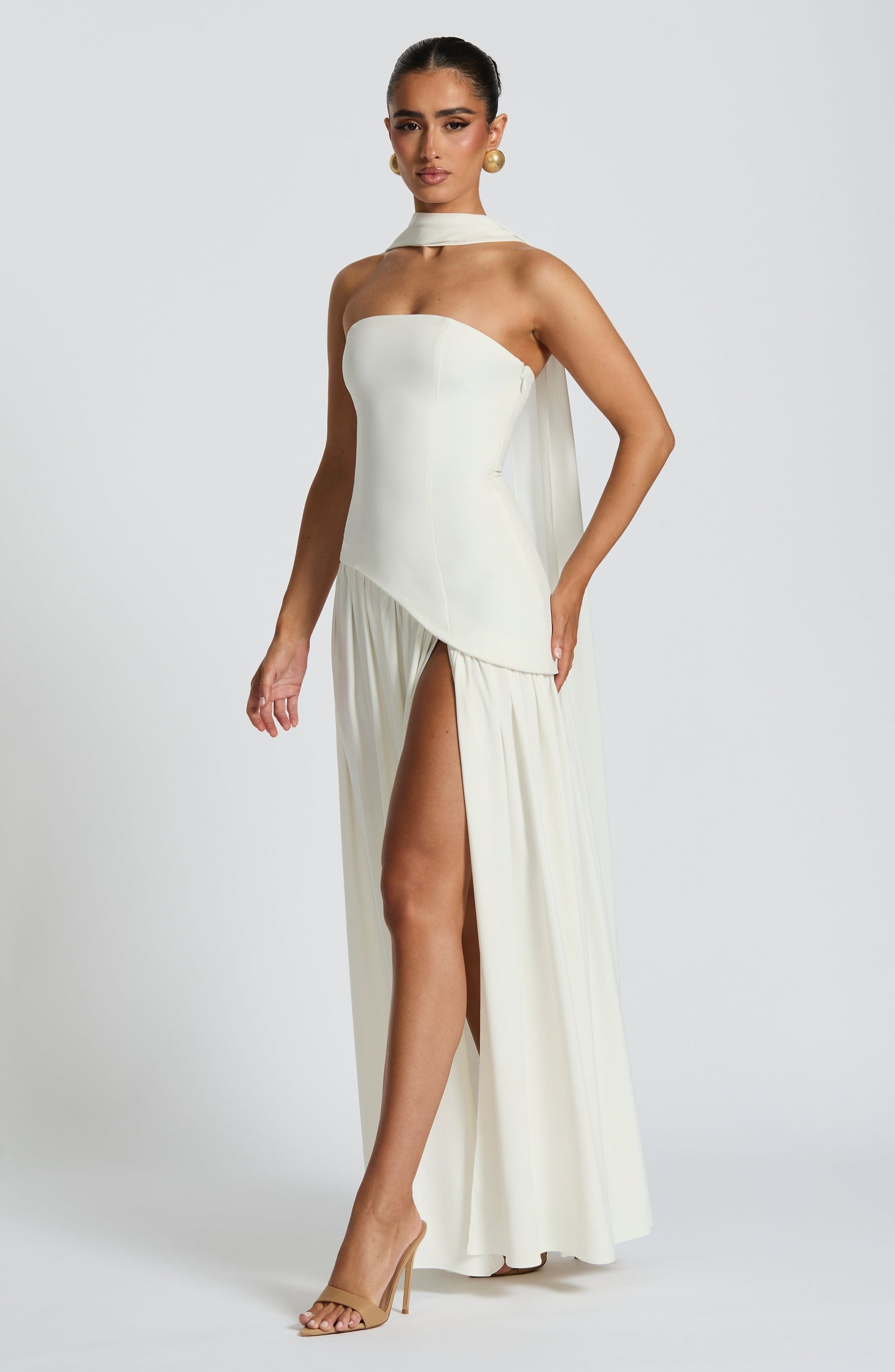 Abito Maxi da Sposa in Avorio