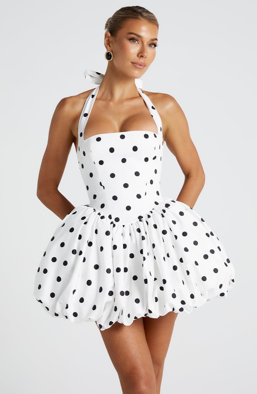 Abito Maricia Minidress Stampa Punti Neri