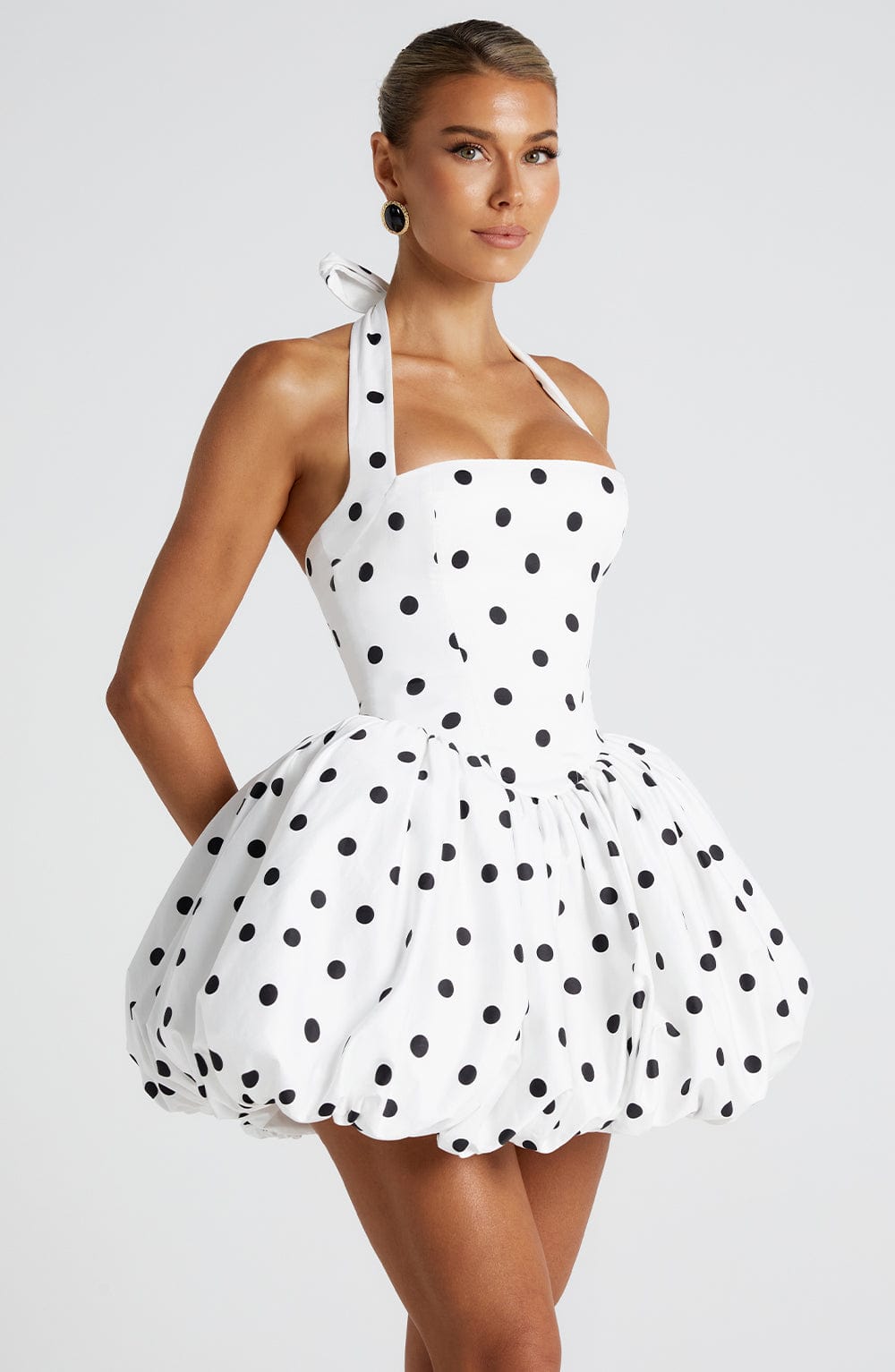 Abito Maricia Minidress Stampa Punti Neri