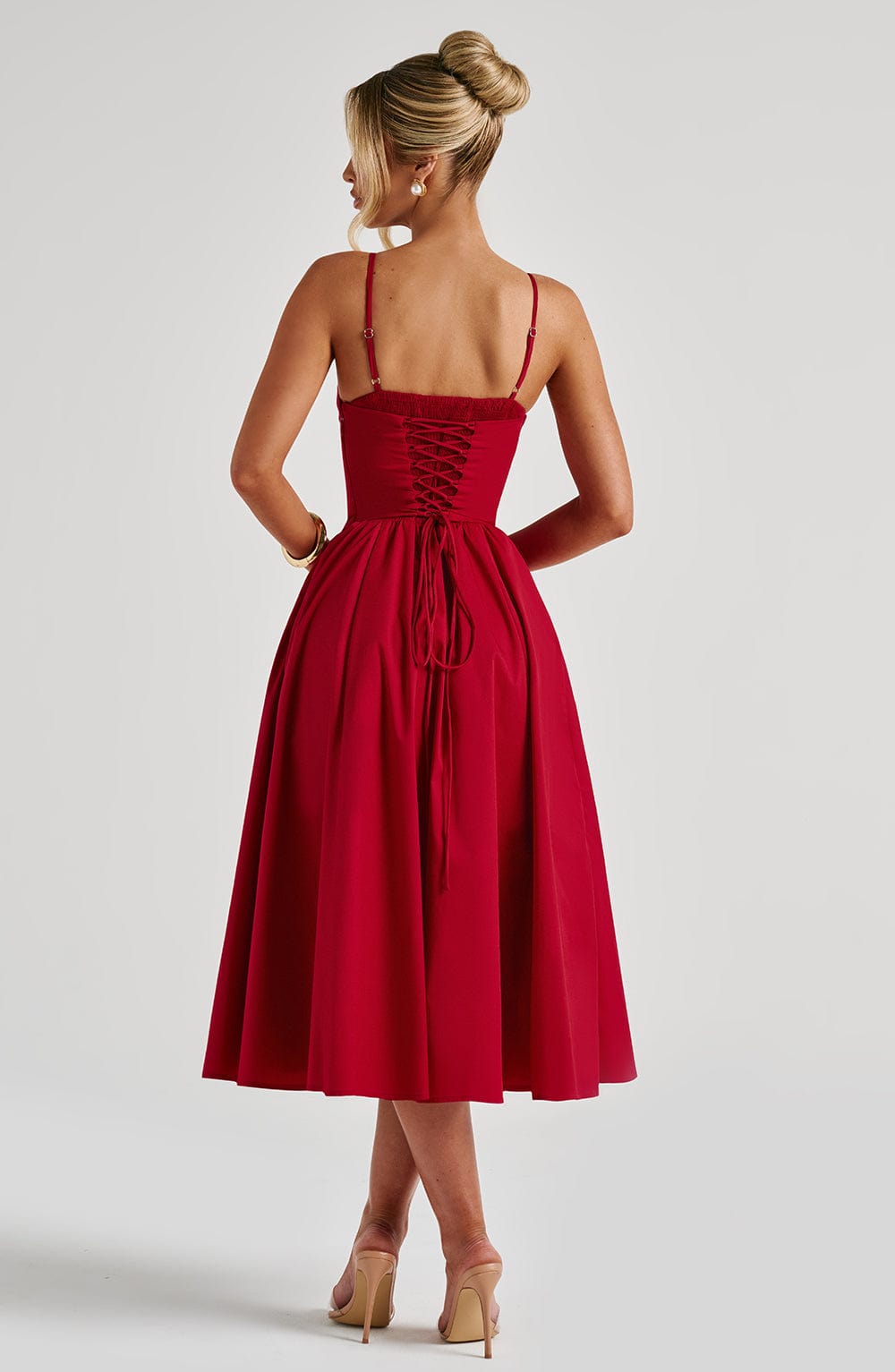 Abito Rosso Midi