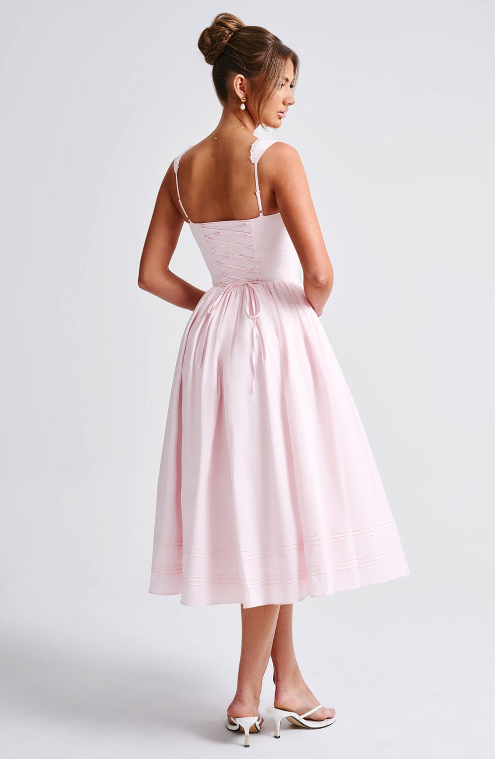 Abito Marlena Midi Rosa