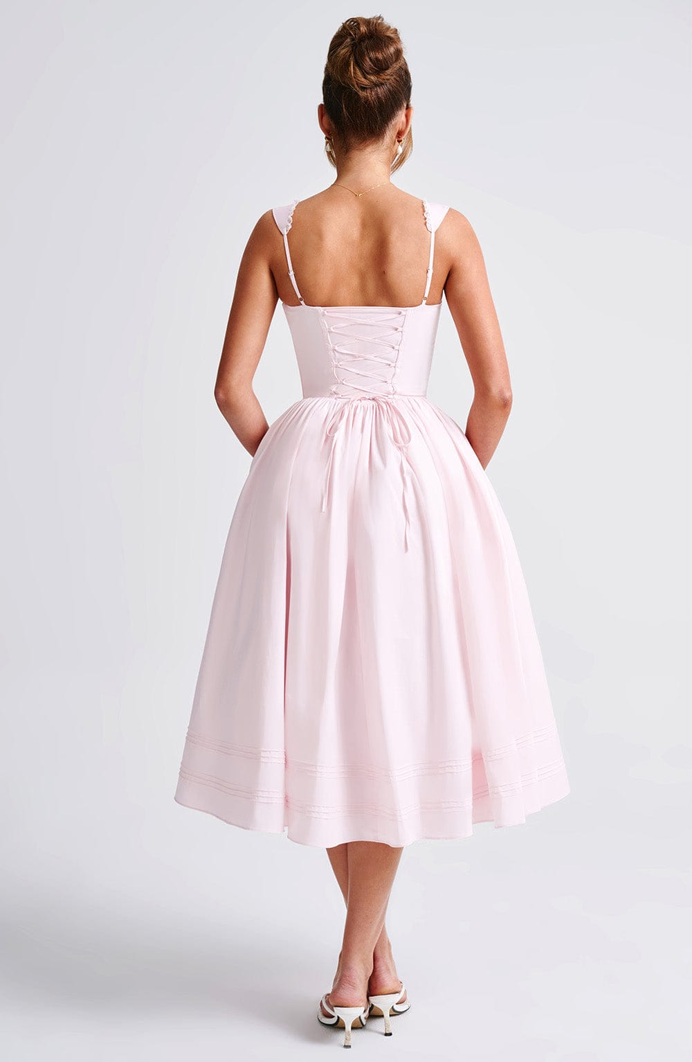 Abito Marlena Midi Rosa