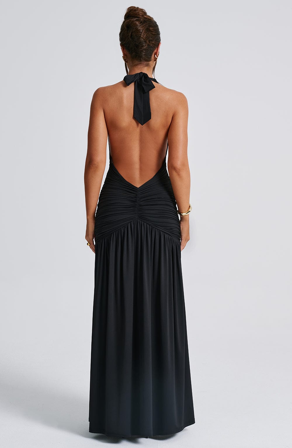 Abito Maxi Melania Nero