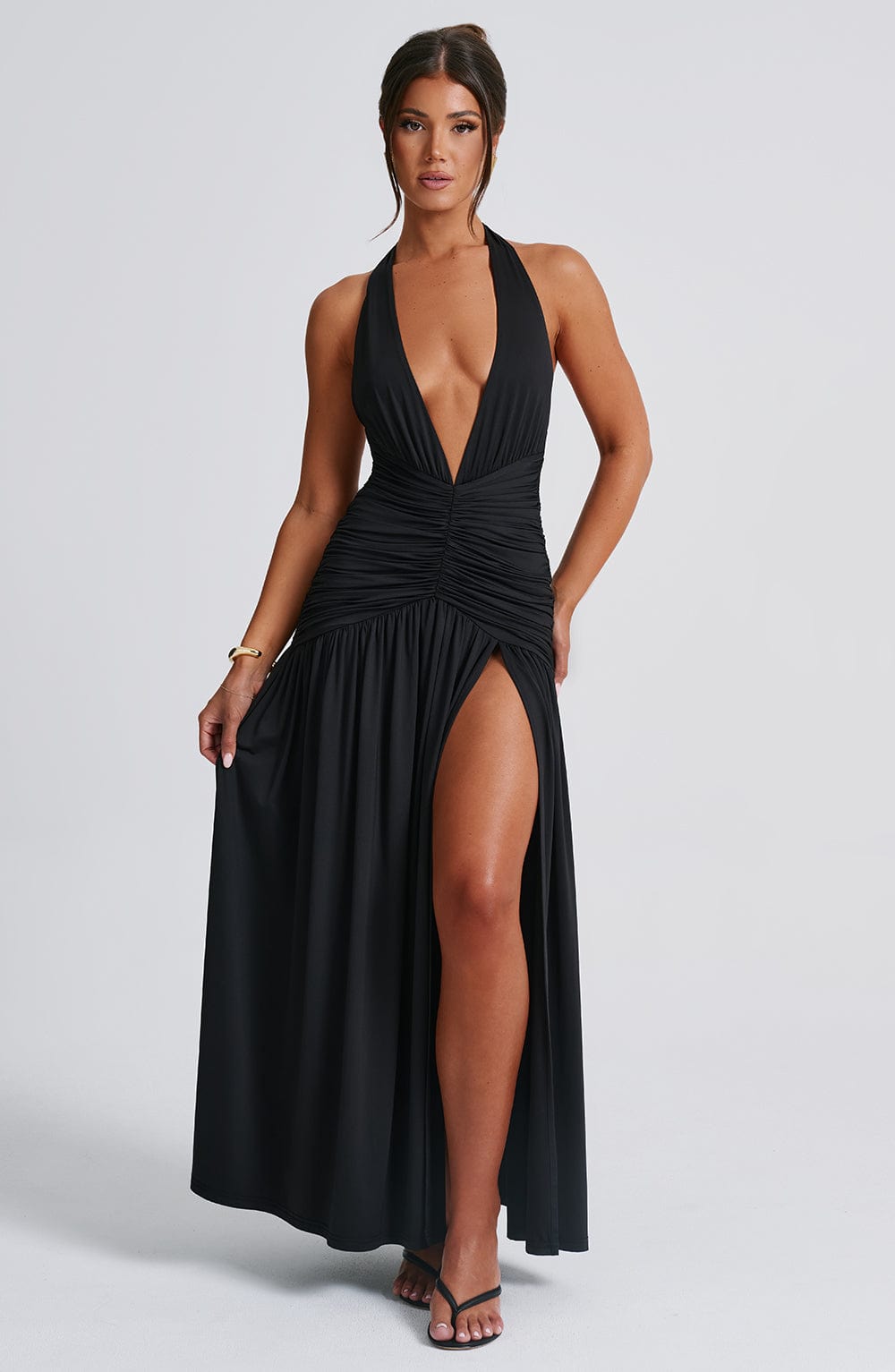 Abito Maxi Melania Nero