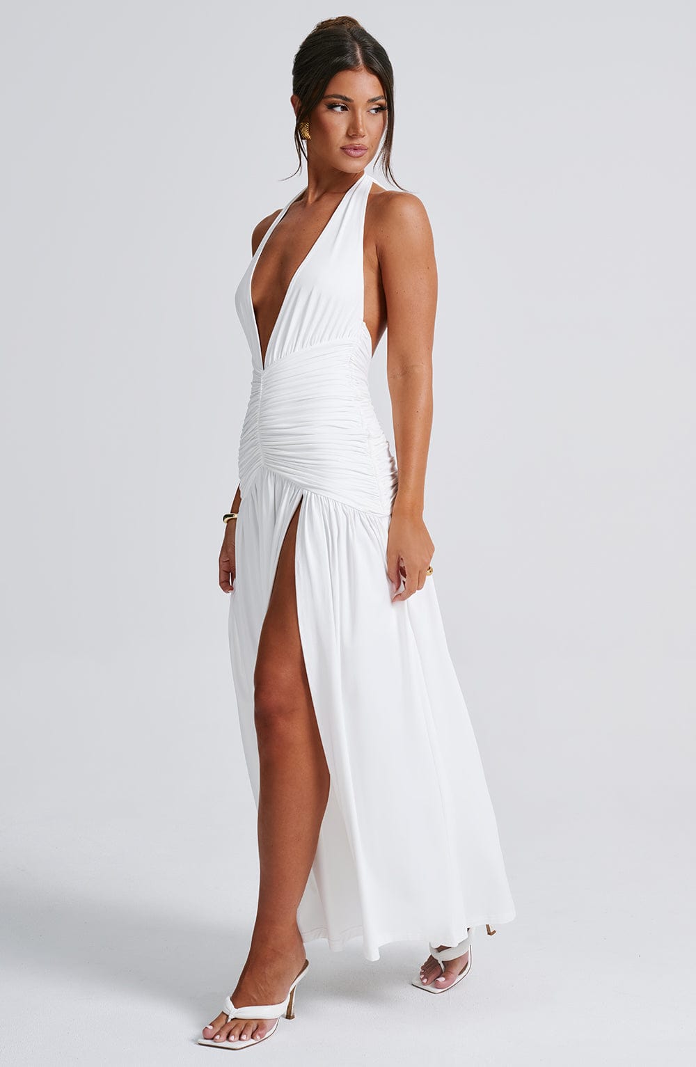 Abito Maxi Melania Bianco