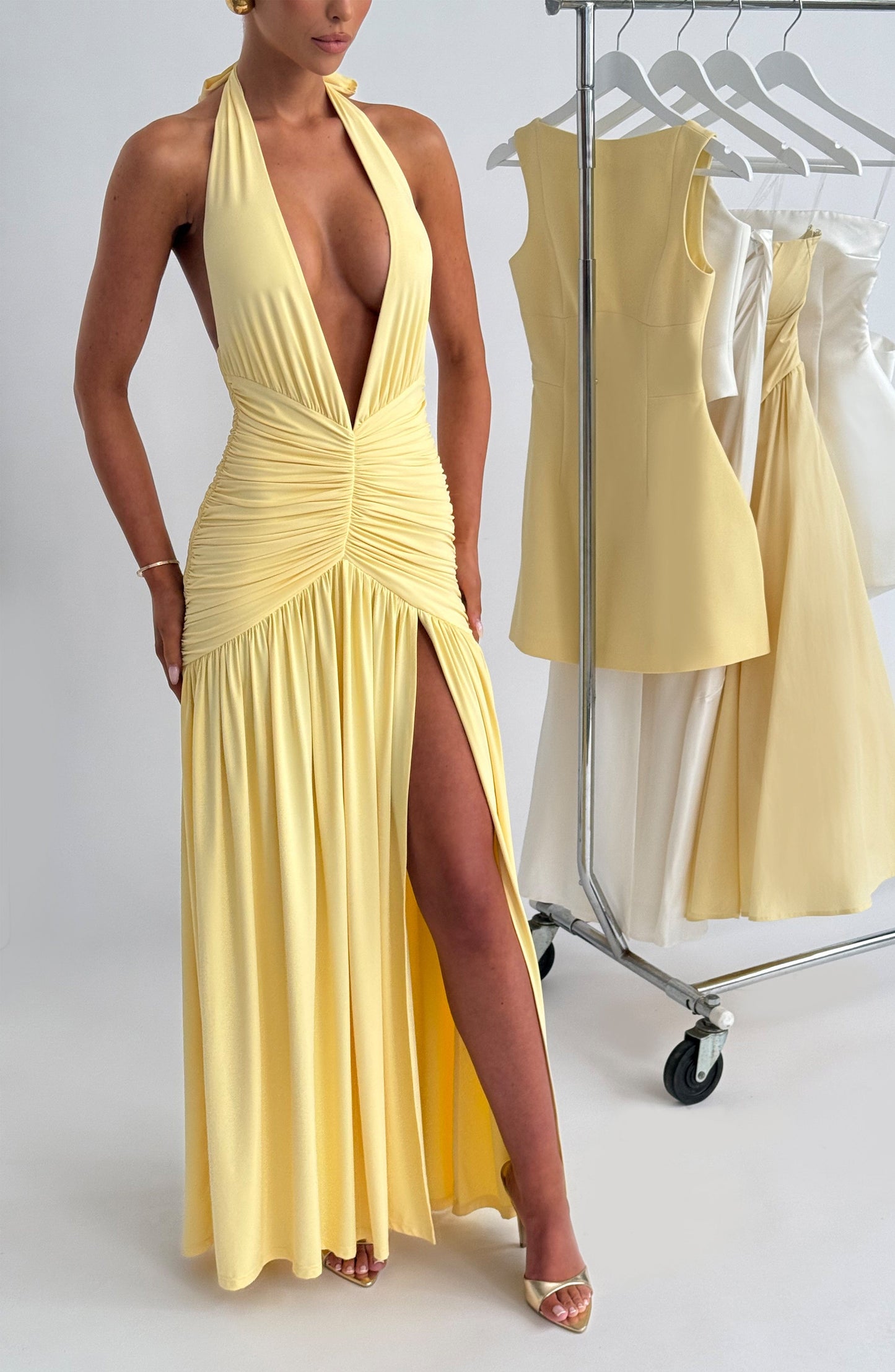 Abito Maxi Melania Limone