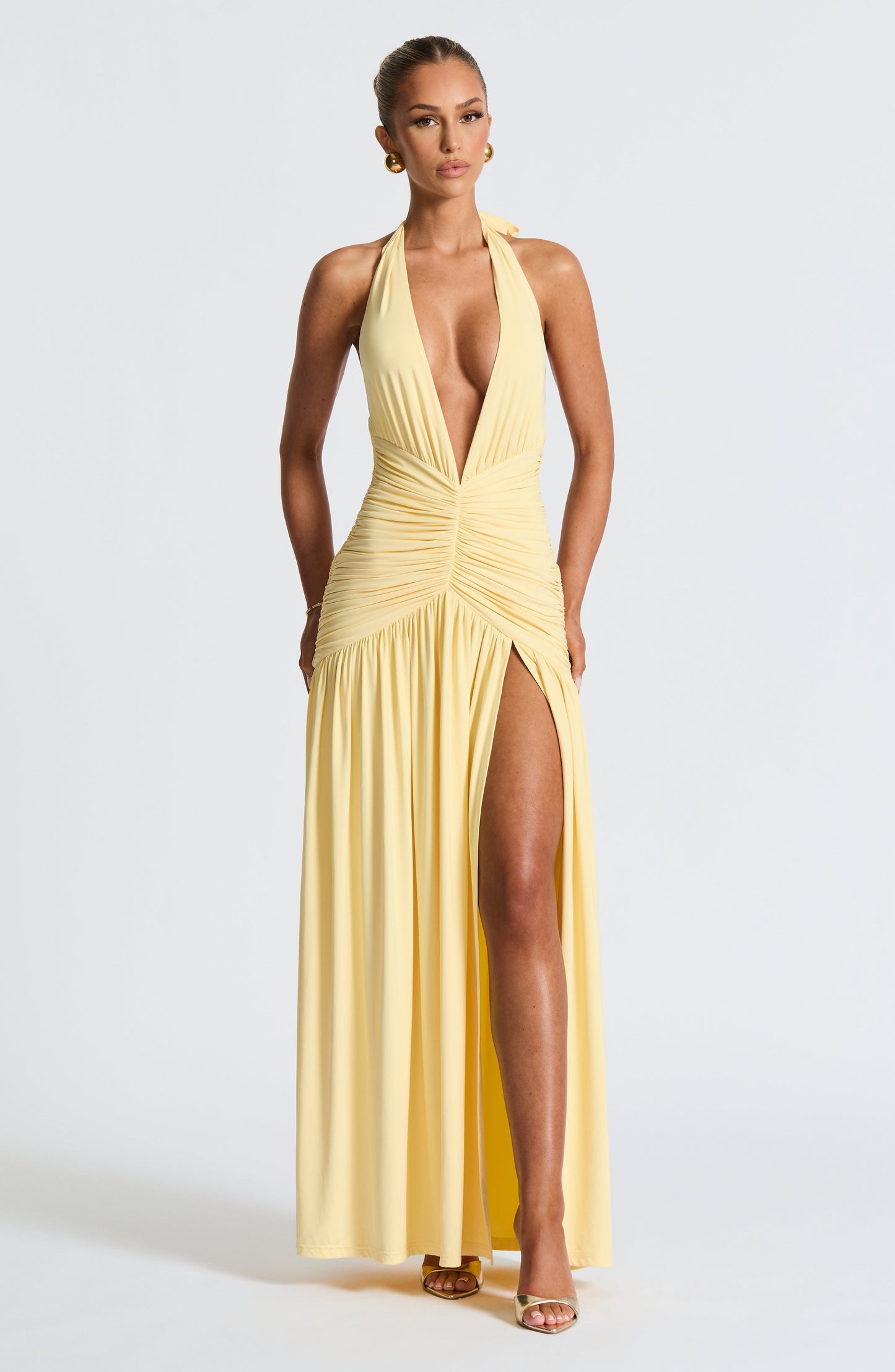 Abito Maxi Melania Limone