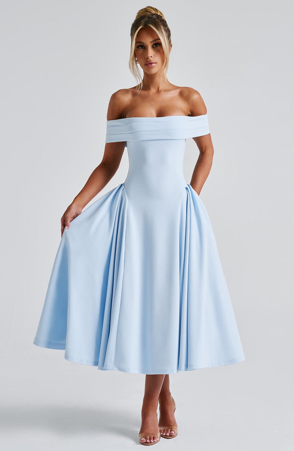 Abito Miranda Midi Blu
