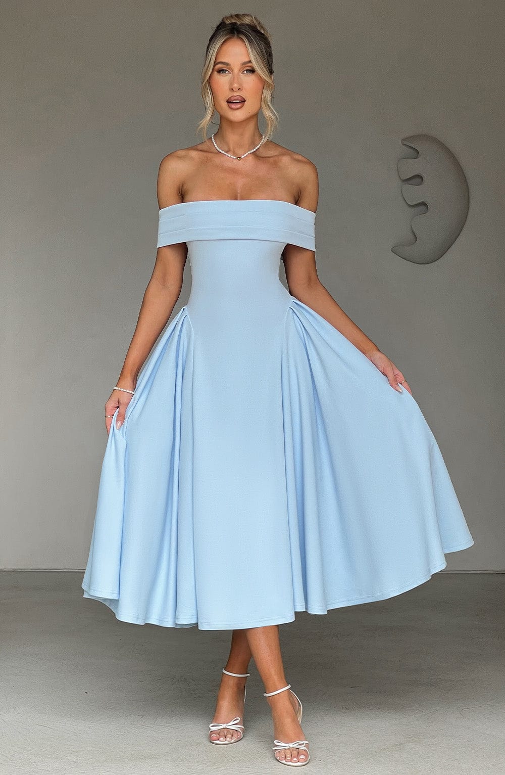 Abito Miranda Midi Blu