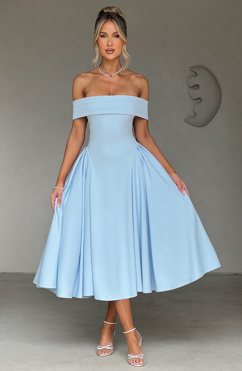 Abito Miranda Midi Blu