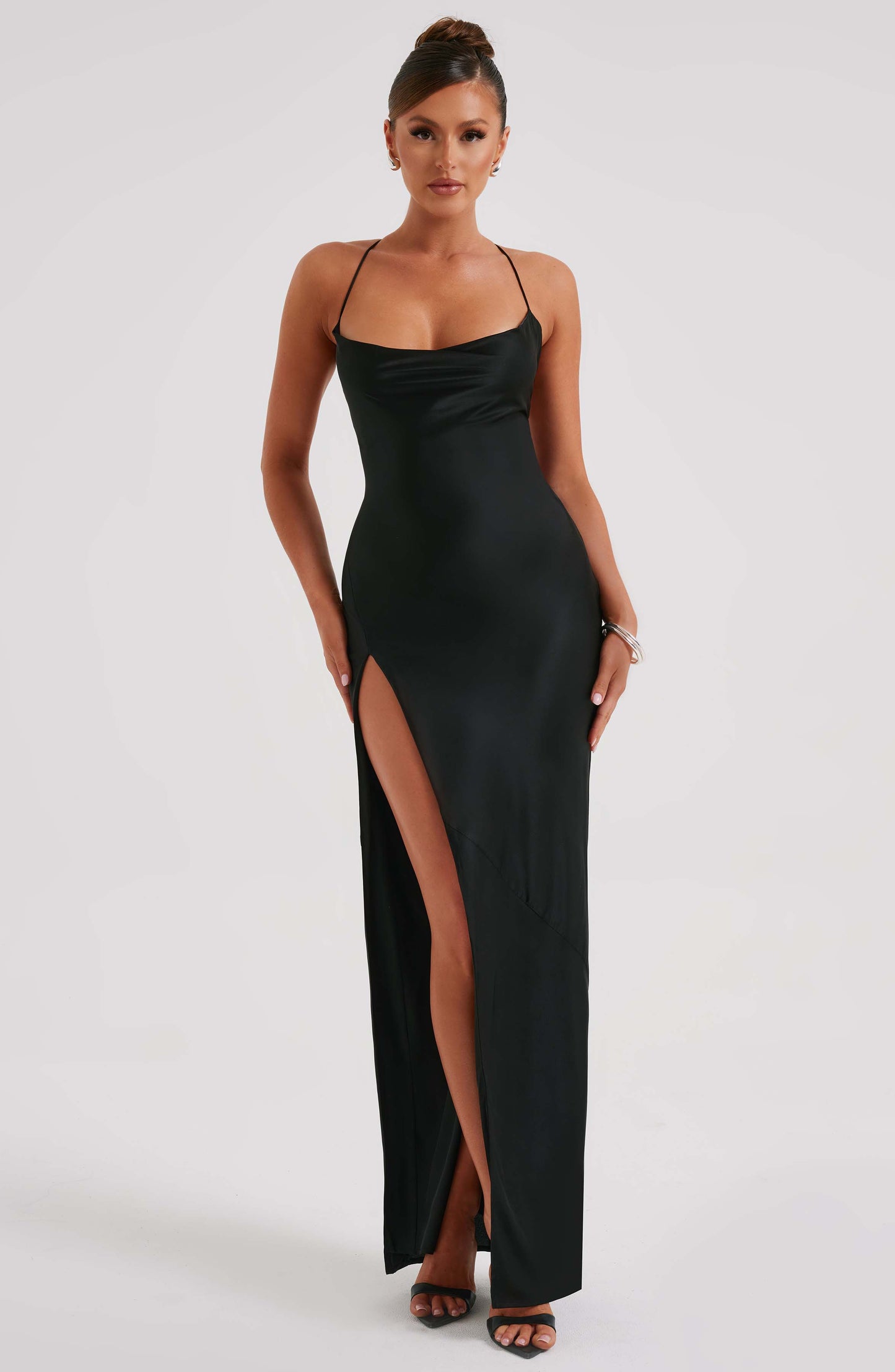 Abito Maxi Nero Donna