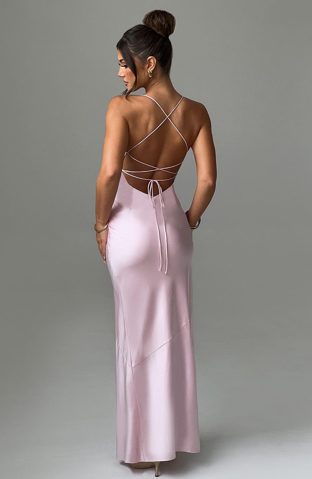 Abito Misha Maxi Rosa