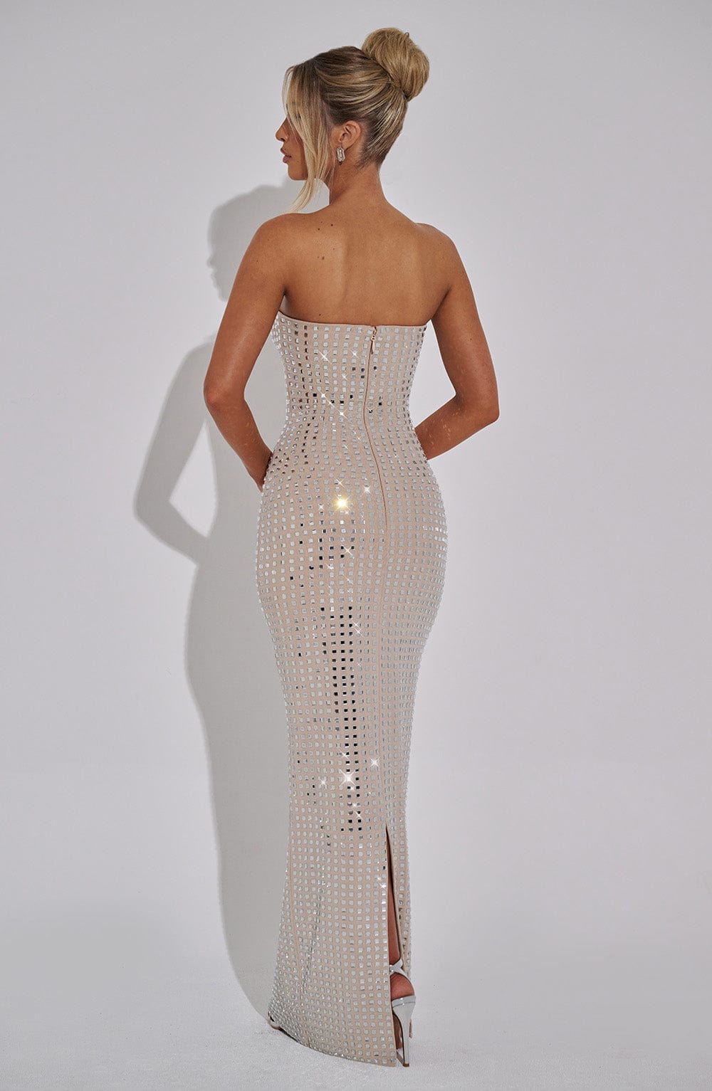 Abito Maxi Neriah - Rosa Nudo