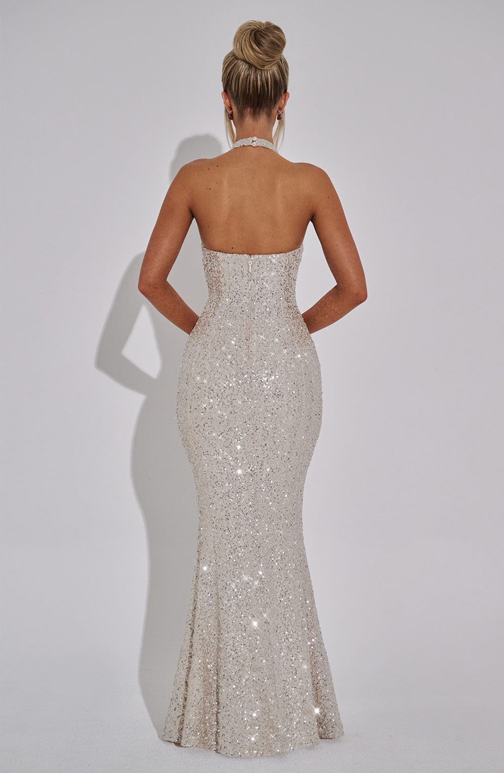 Abito Maxi Champagne