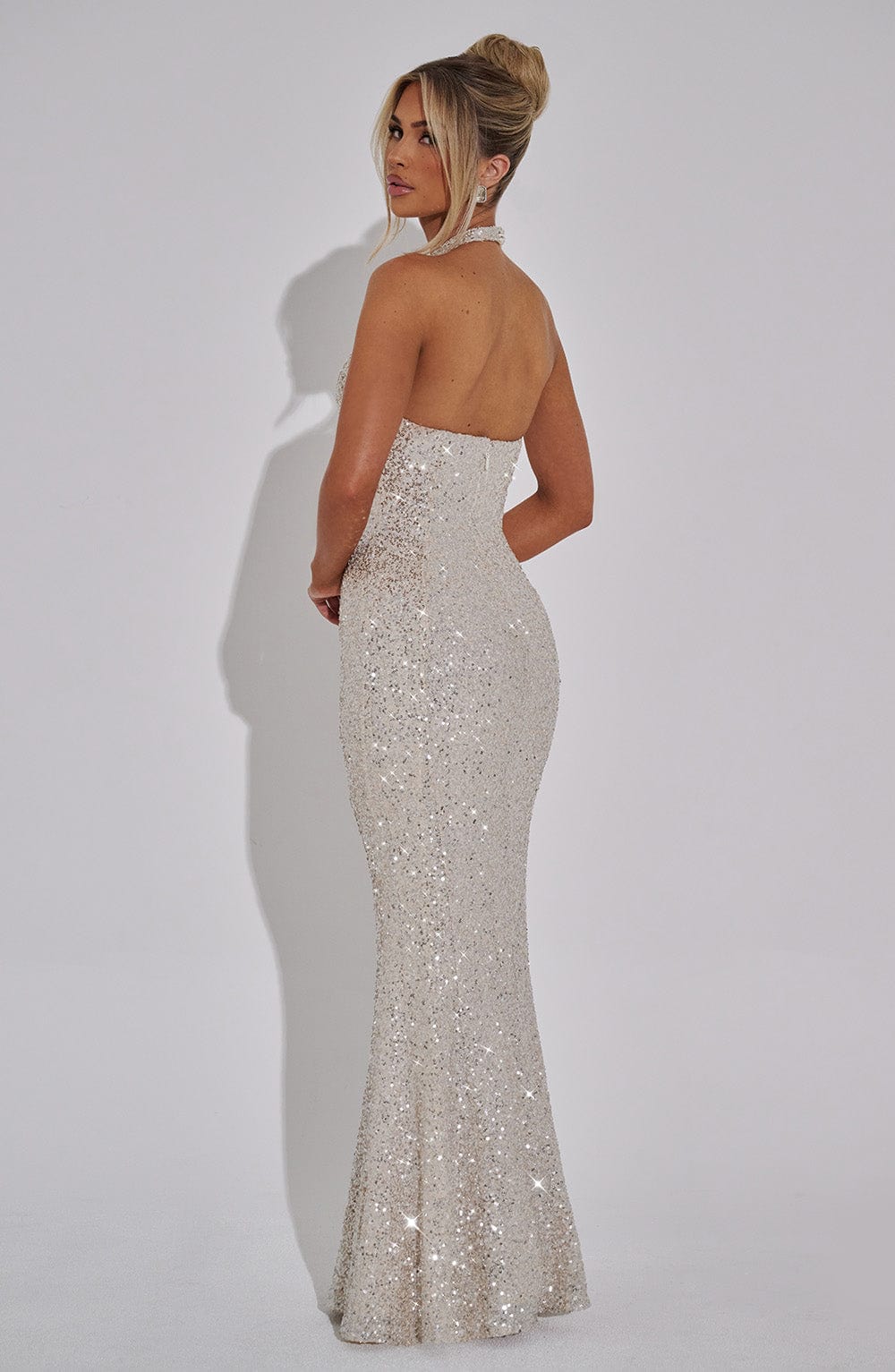 Abito Maxi Champagne