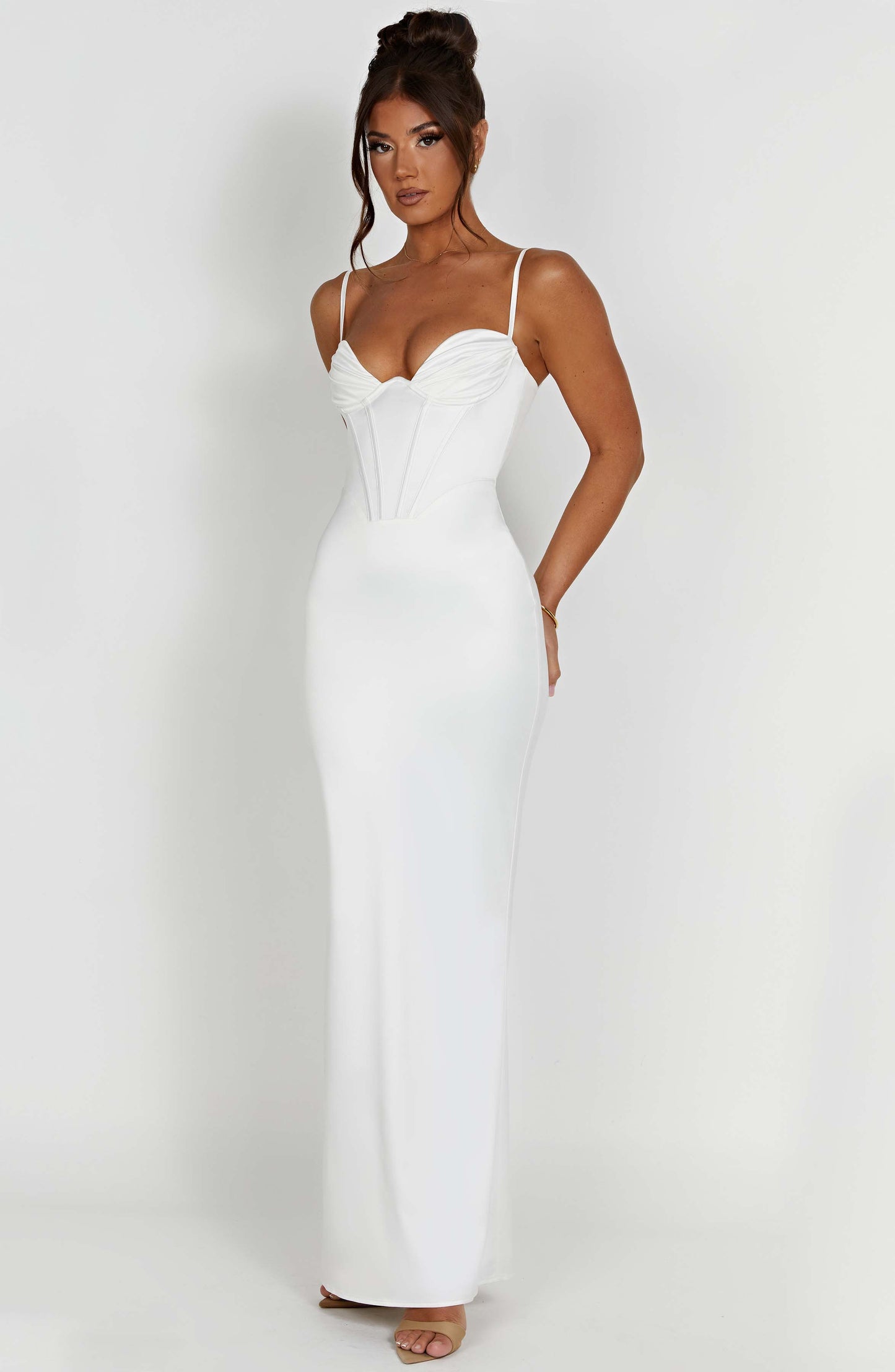 Abito Maxi Avorio Donna