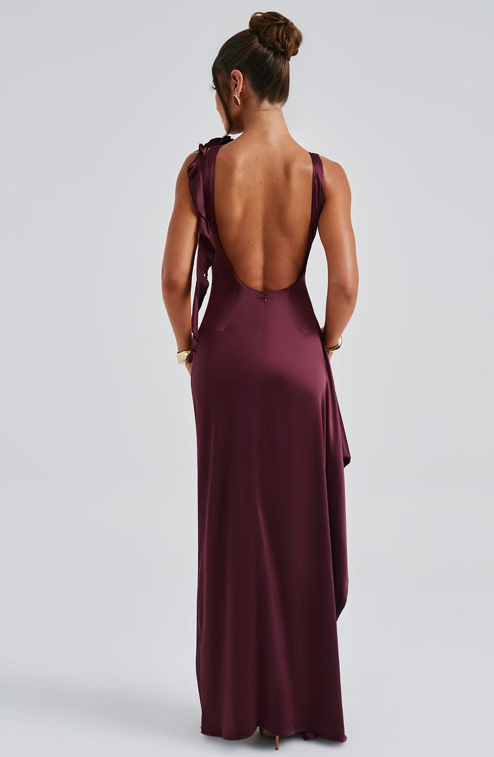 Abito Maxi Peggy Cherry Lacquer