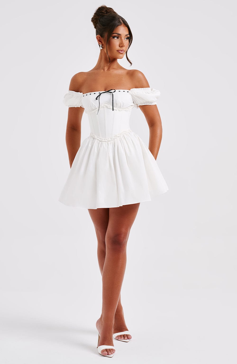 Abito Penelope Mini Nero/Bianco
