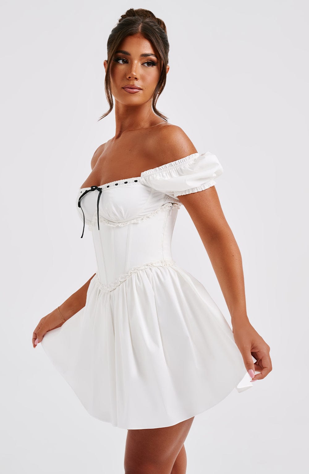 Abito Penelope Mini Nero/Bianco