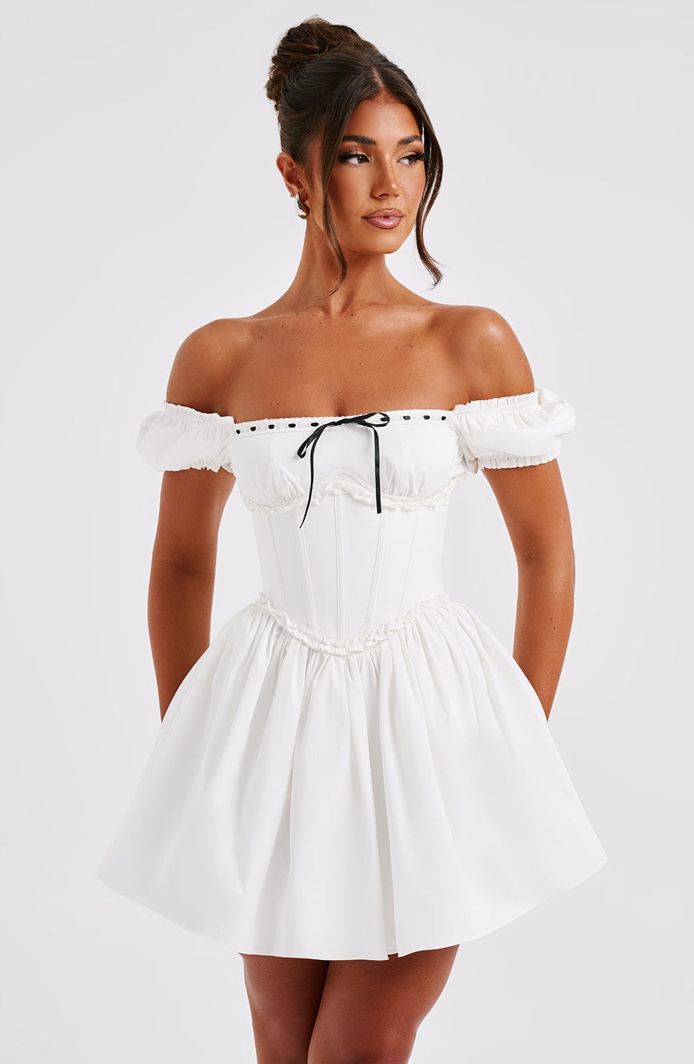 Abito Penelope Mini Nero/Bianco
