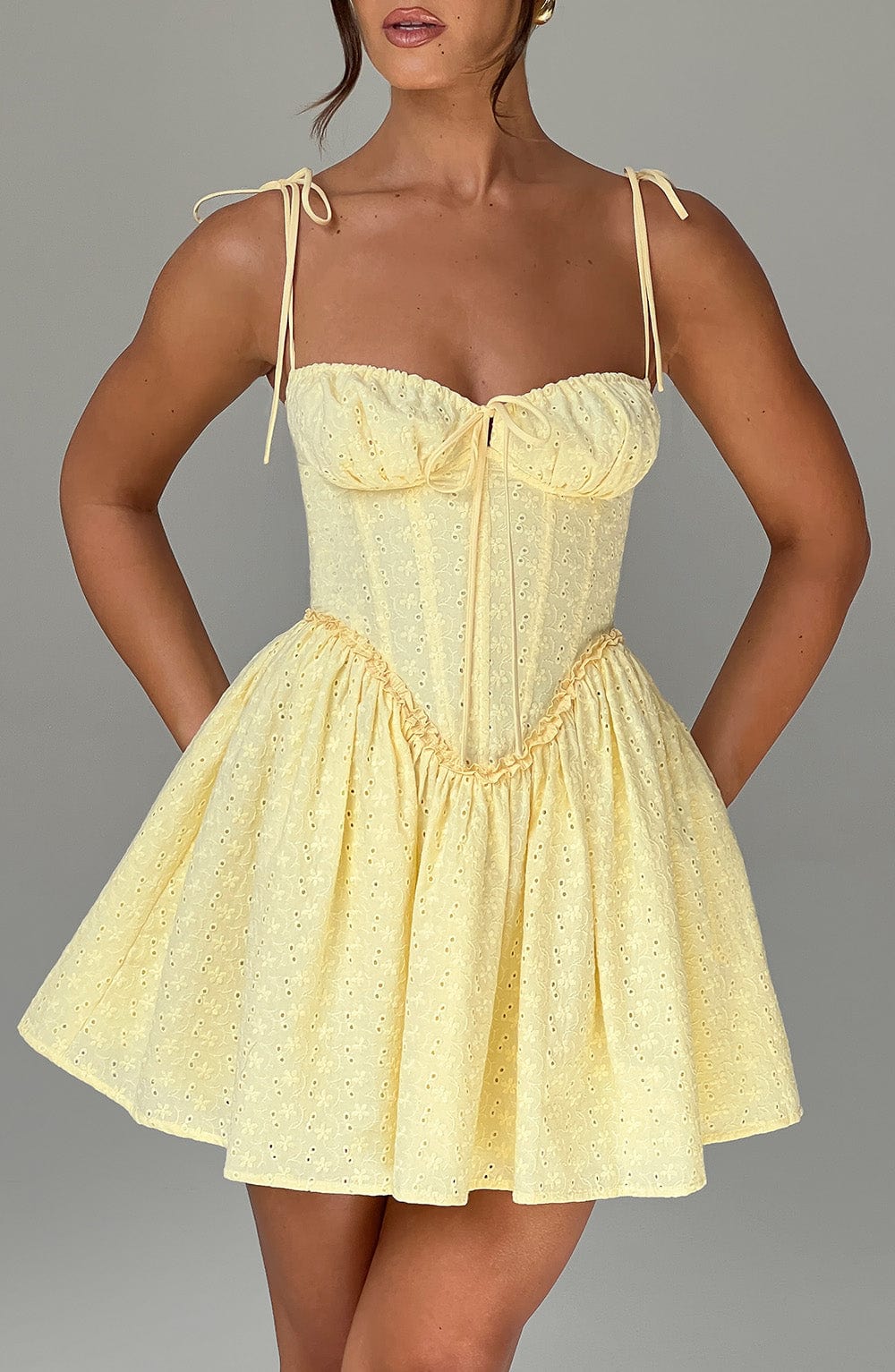 Abito Phoebe Mini Giallo