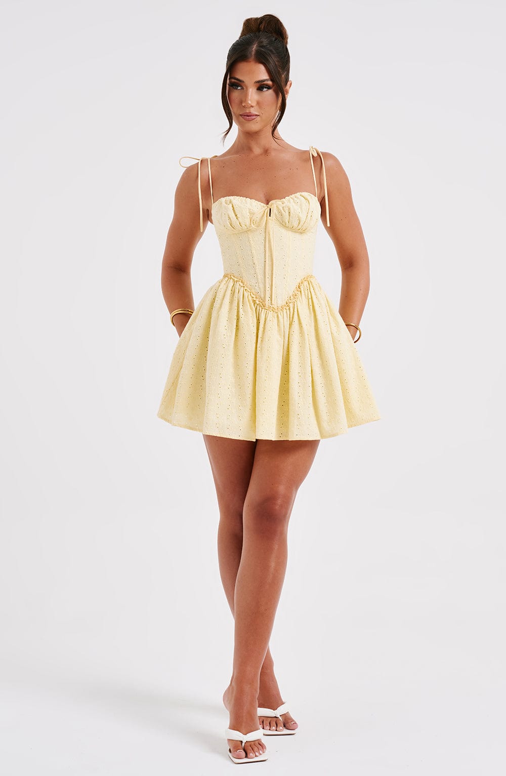 Abito Phoebe Mini Giallo