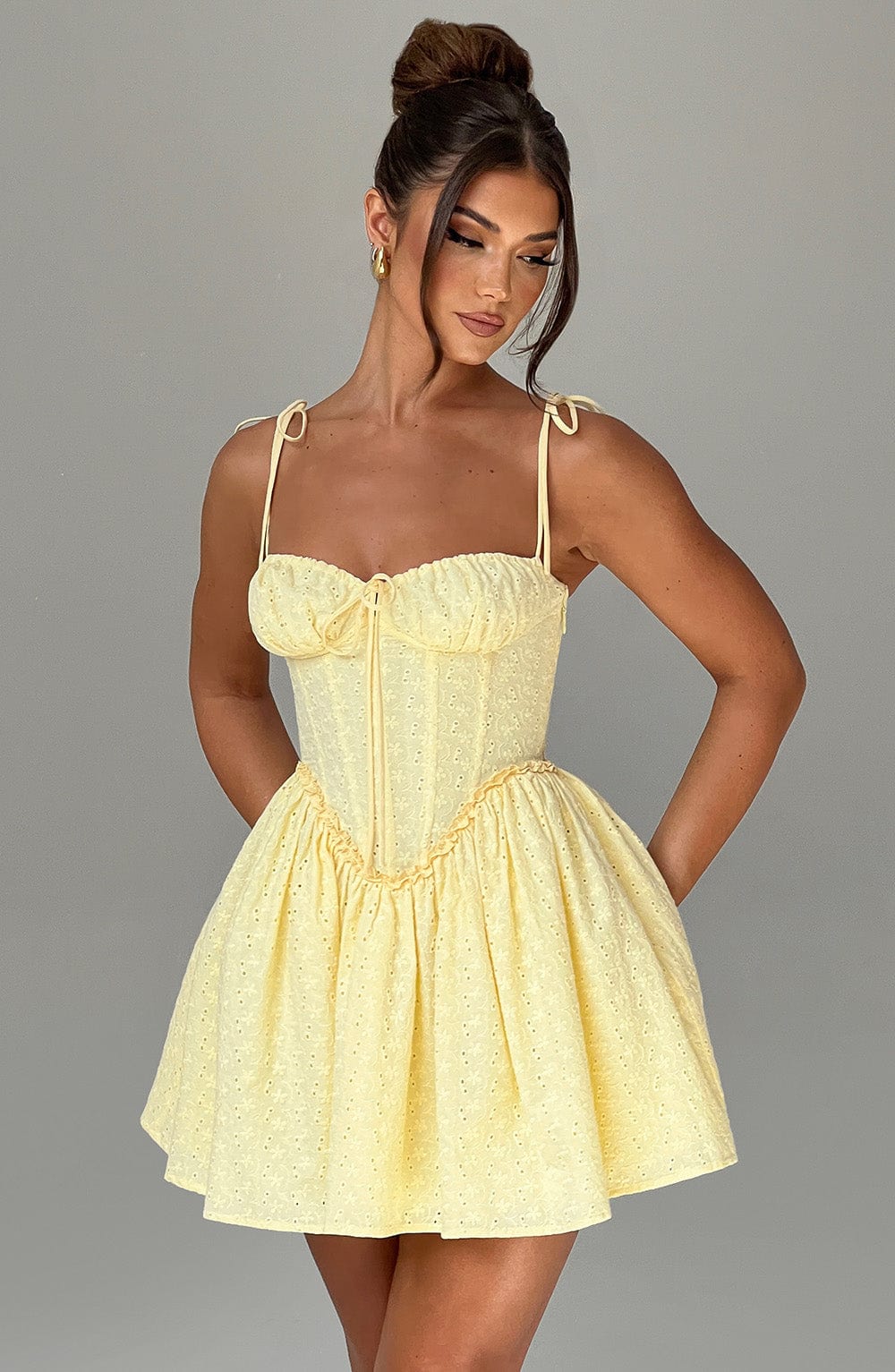 Abito Phoebe Mini Giallo