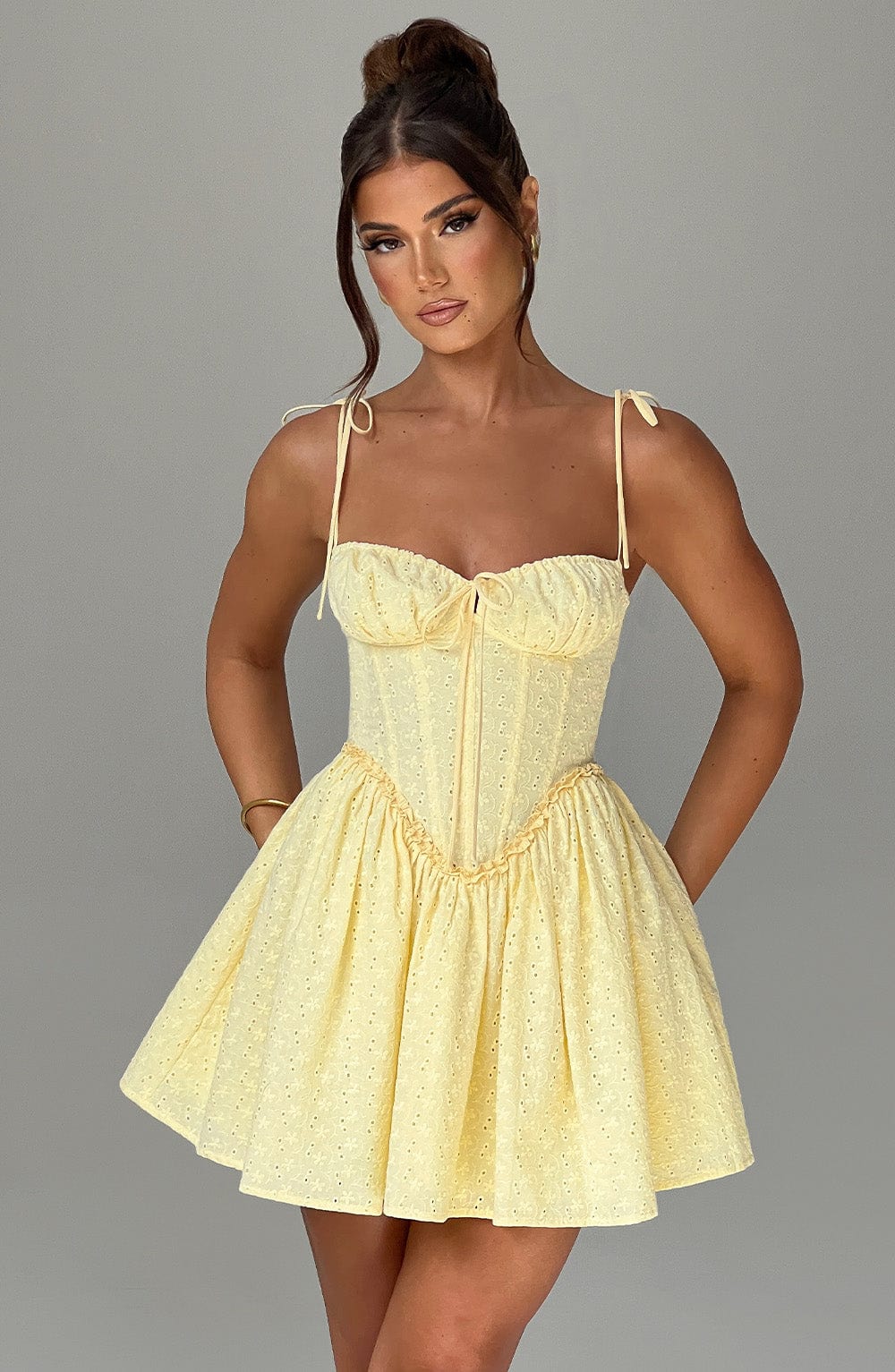 Abito Phoebe Mini Giallo