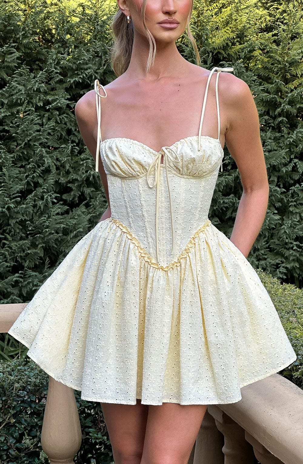 Abito Phoebe Mini Giallo