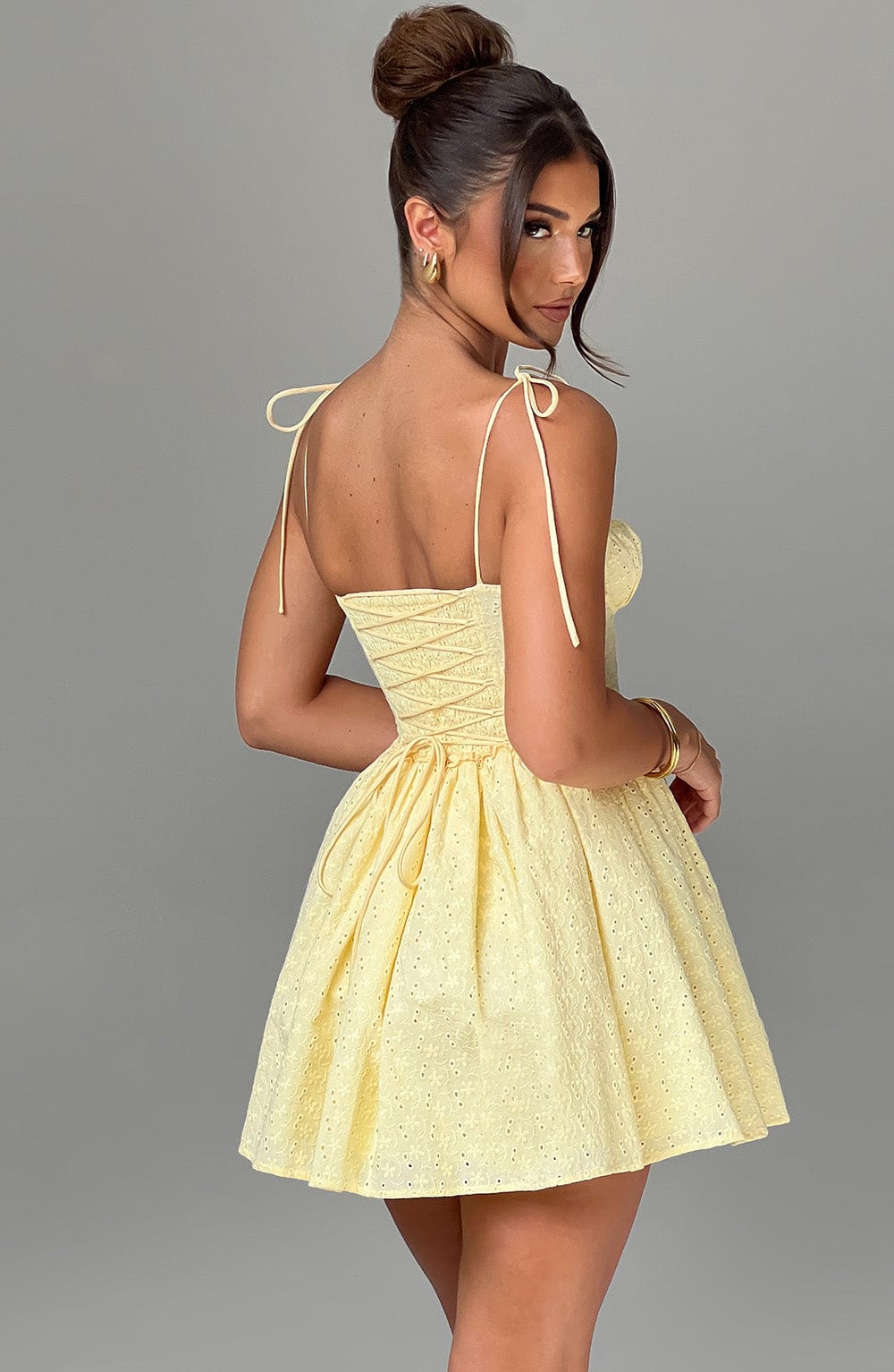 Abito Phoebe Mini Giallo