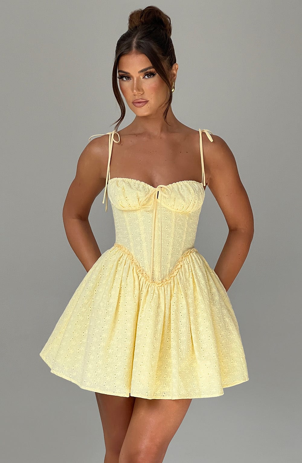 Abito Phoebe Mini Giallo