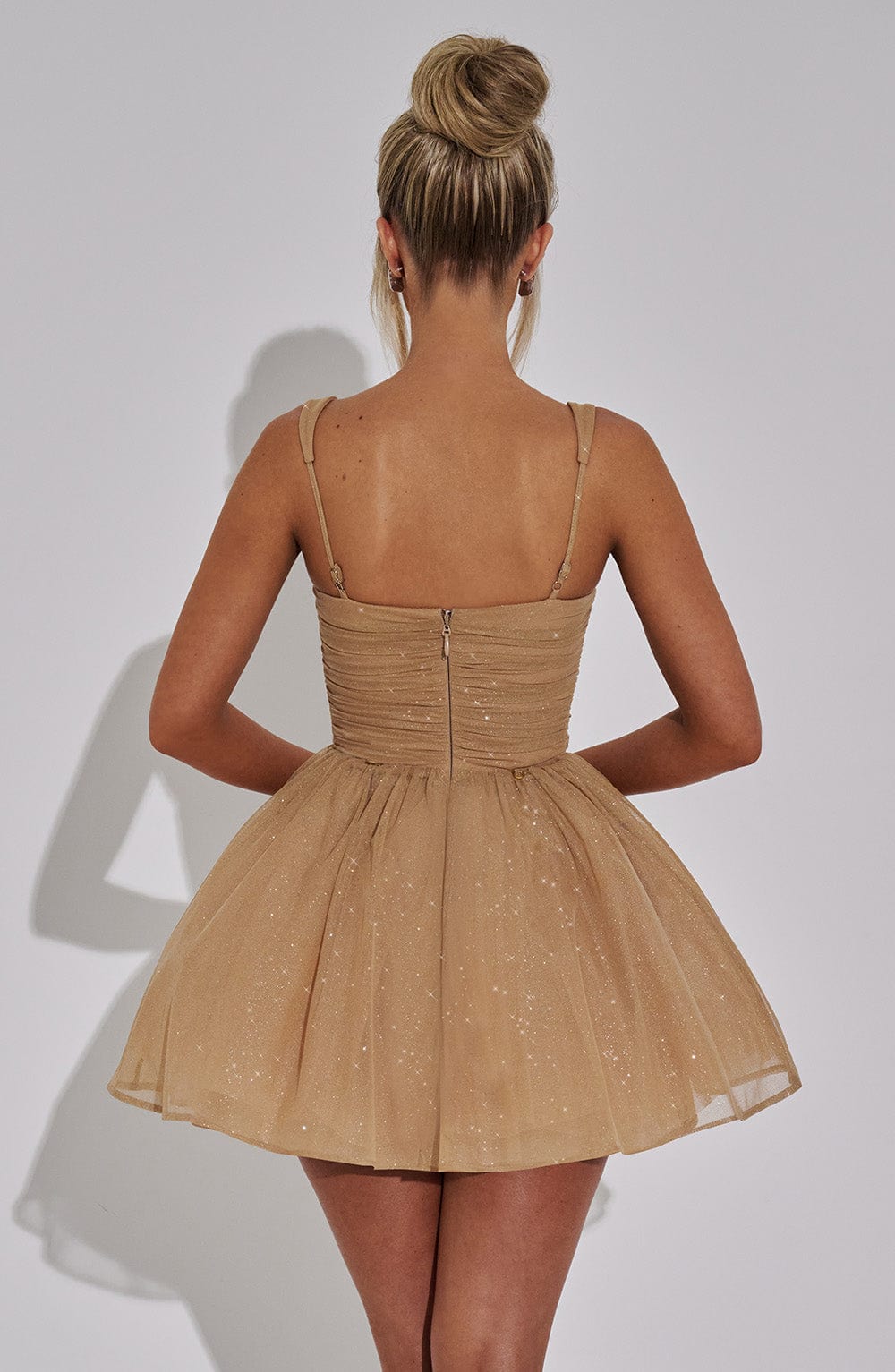 Abito Mini in Oro