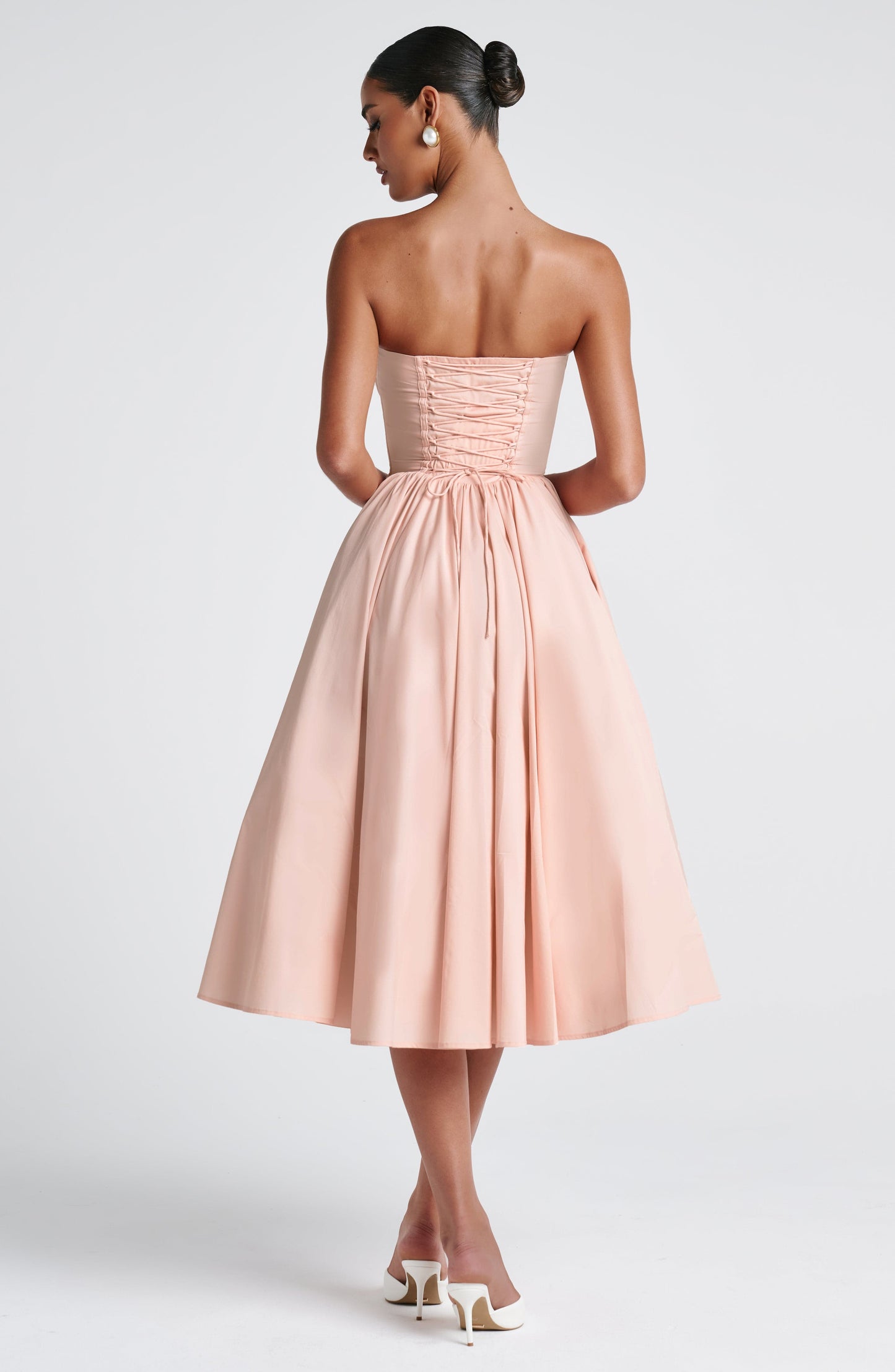 Abito Midi Rosa