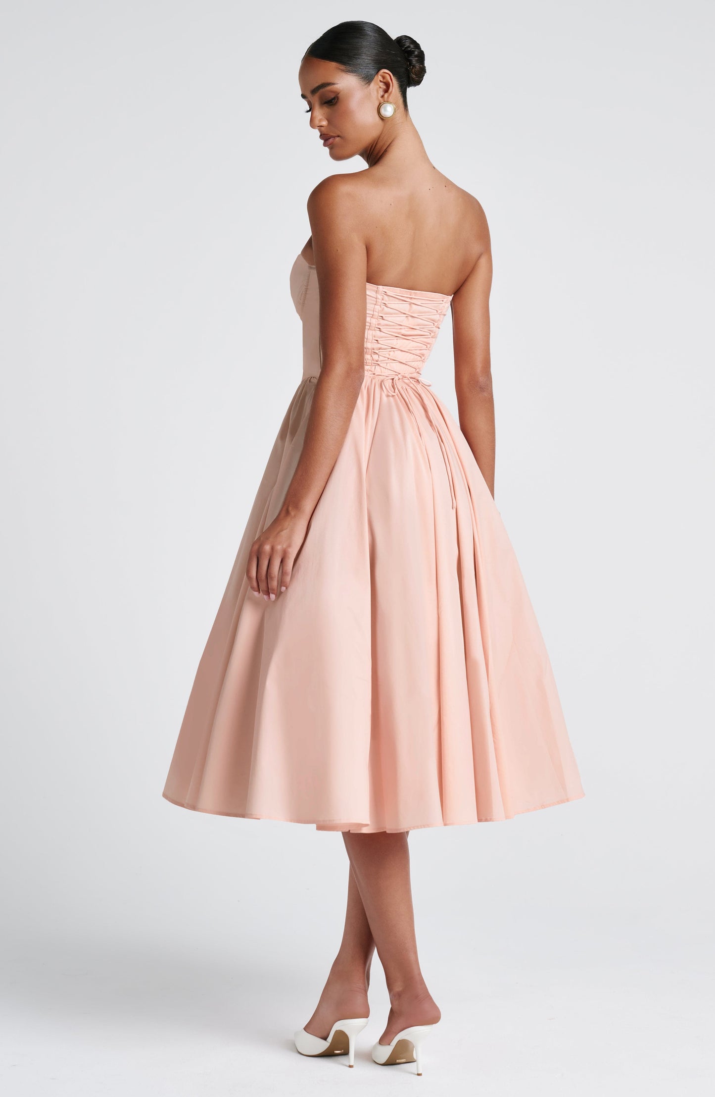 Abito Midi Rosa