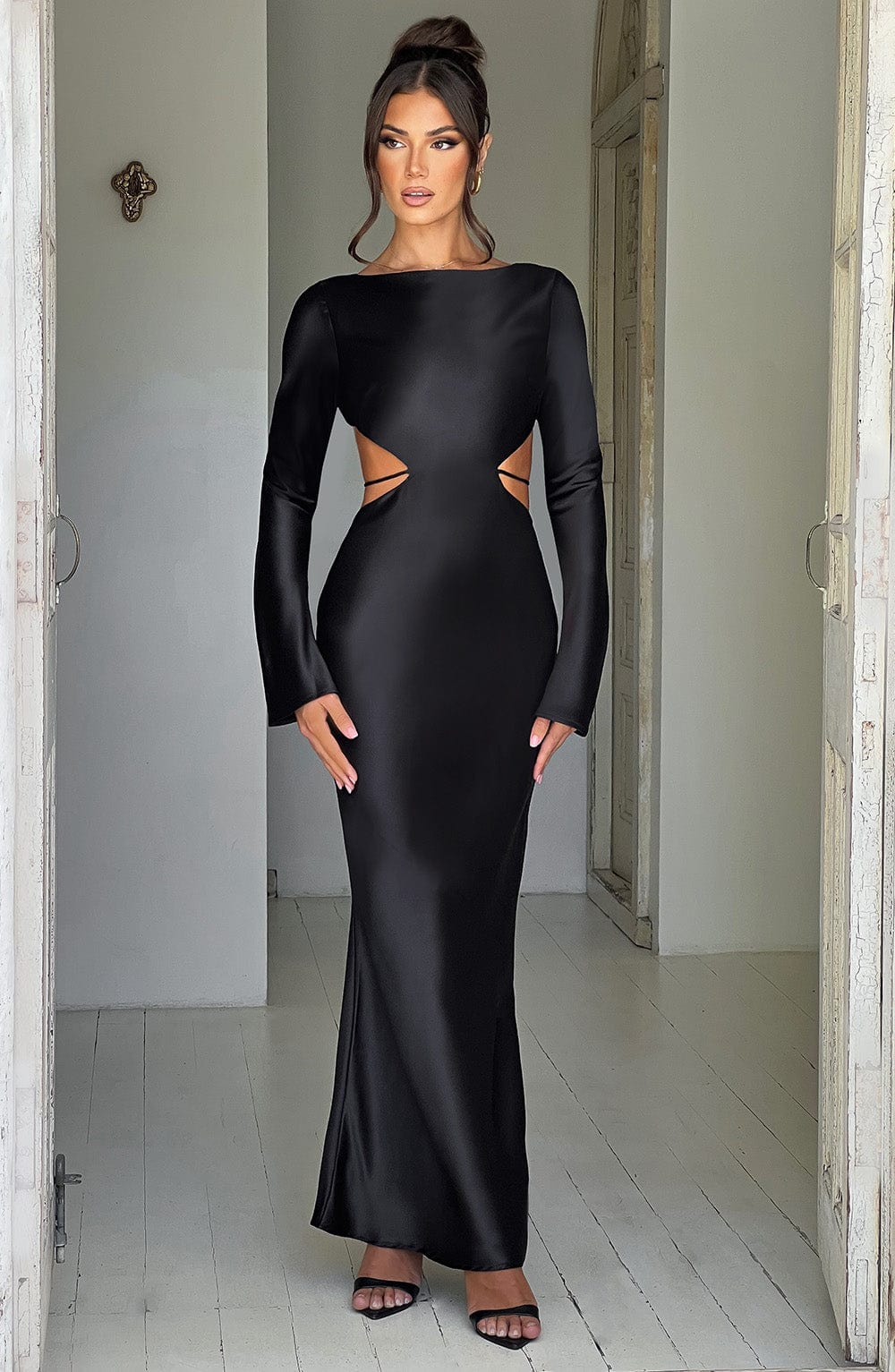 Abito Maxi Nero da Donna