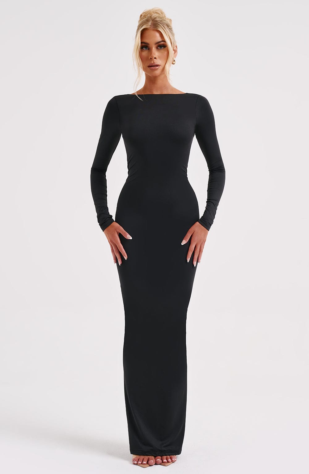Abito Maxi Nero Elegante