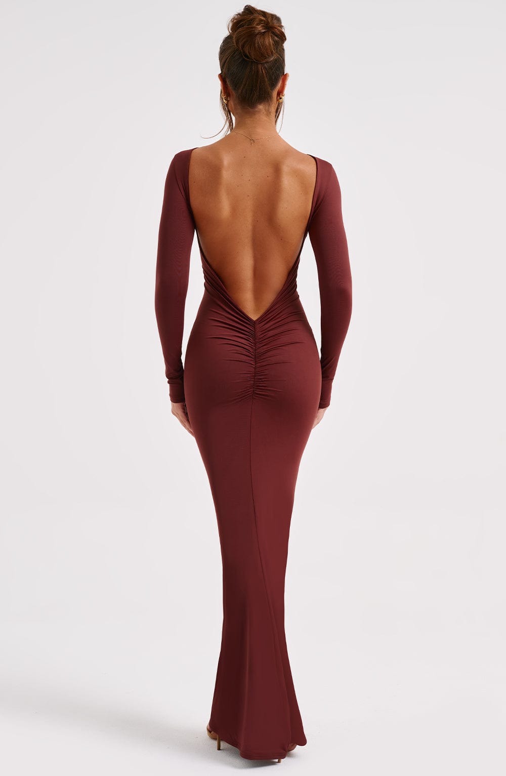 Abito Maxi da Donna Marrone