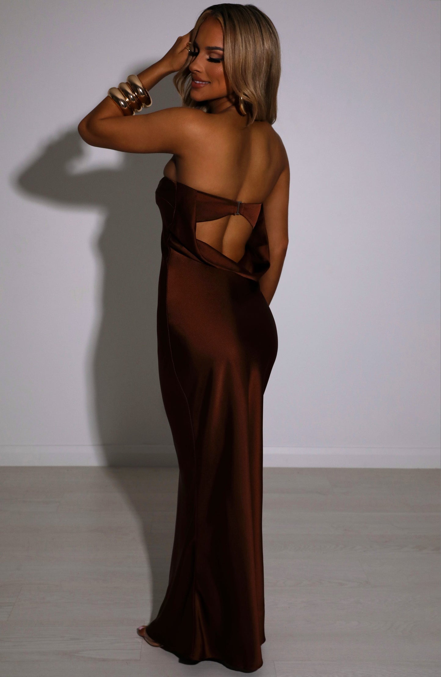 Abito Maxi Rheanna Cioccolato