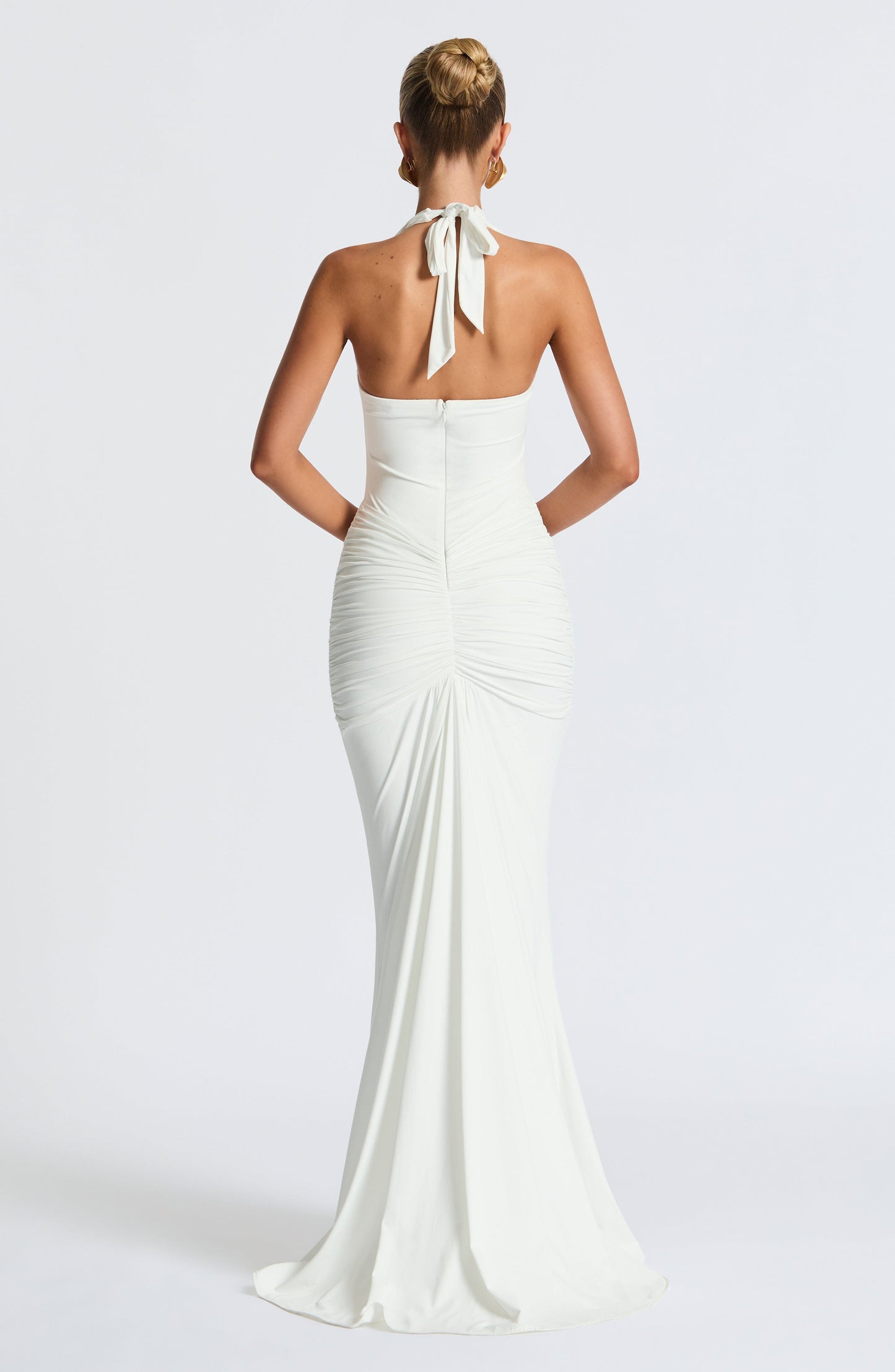 Abito Maxi Bianco Rosetta