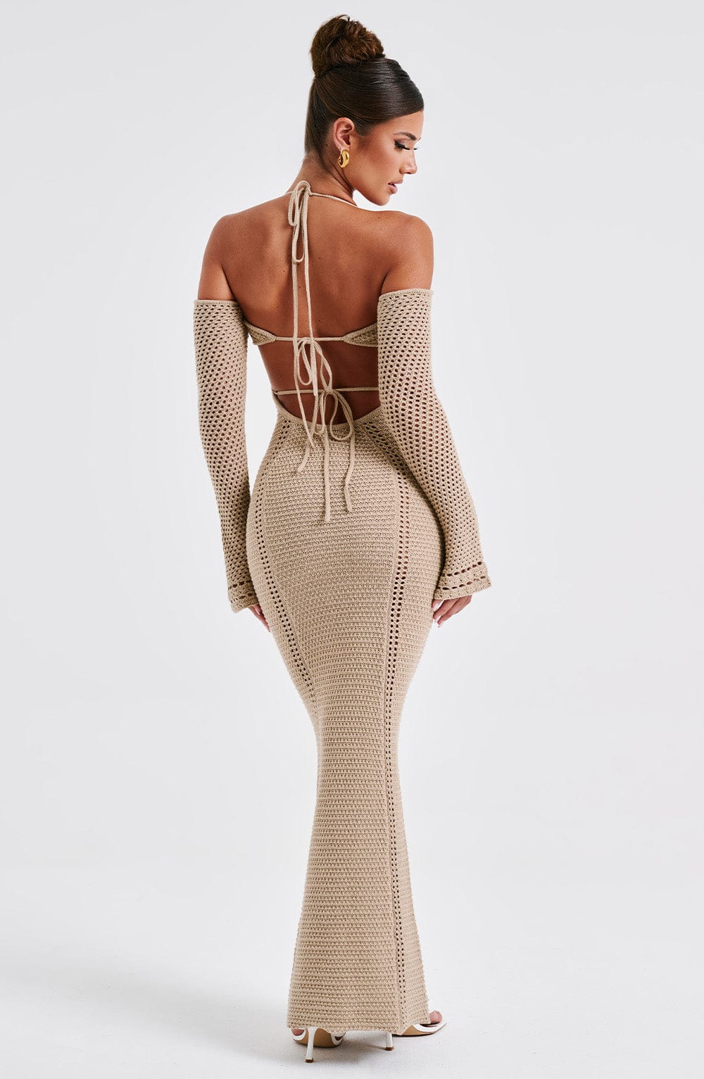 Abito Maxi Samariah Beige