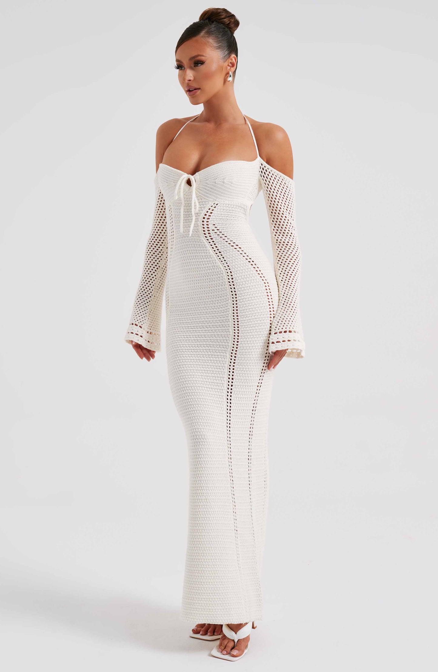 Abito Maxi Samariah Bianco