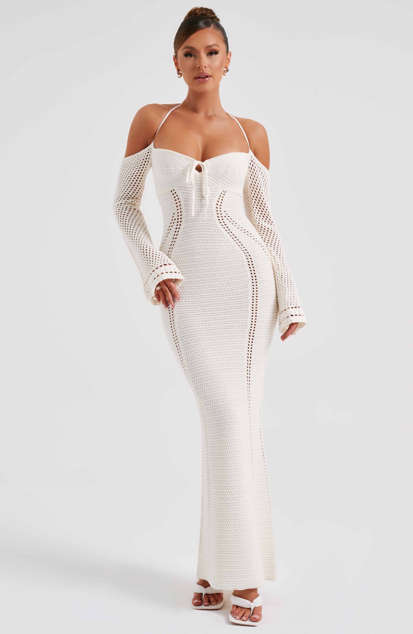 Abito Maxi Samariah Bianco